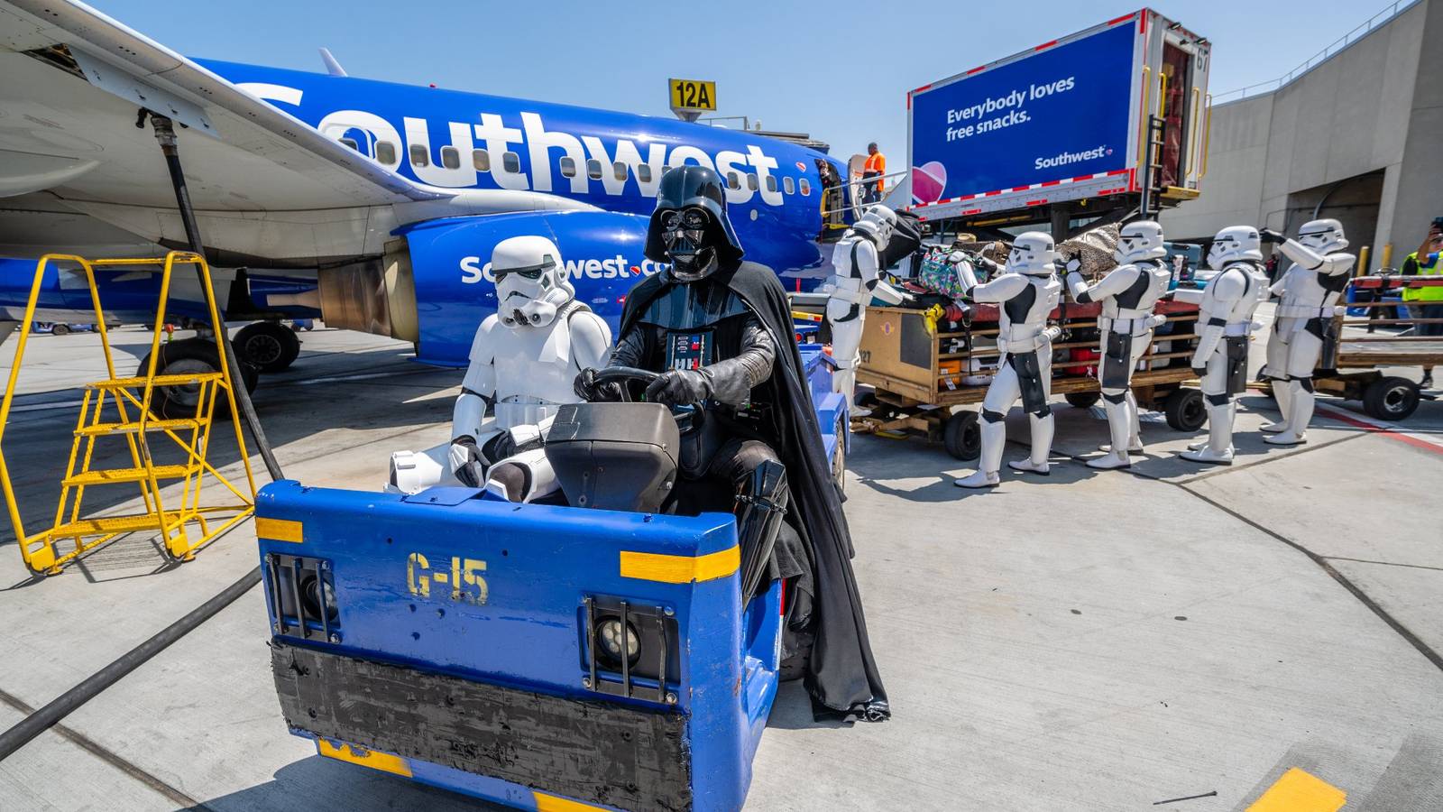 Darth Vader Takes Over LAX Airport To Mark May The 4th