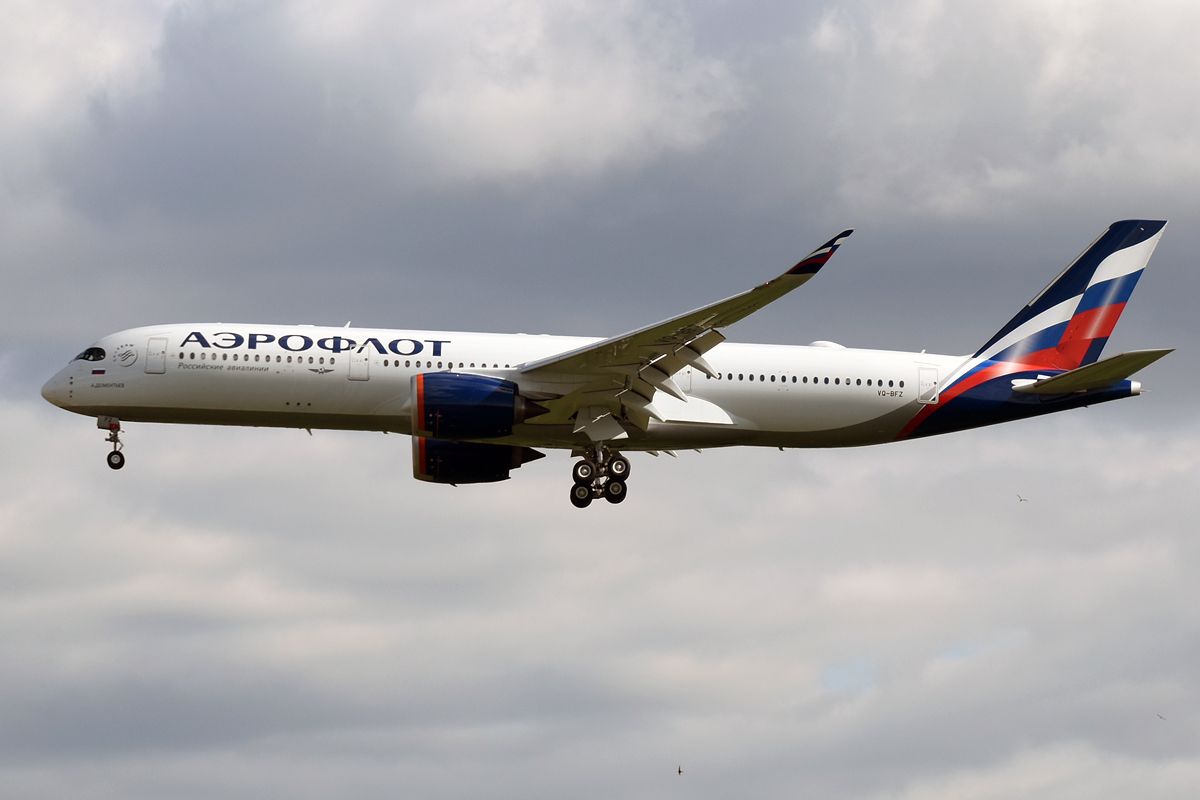 Third Airbus A350-900 Built For Aeroflot Moved From Storage