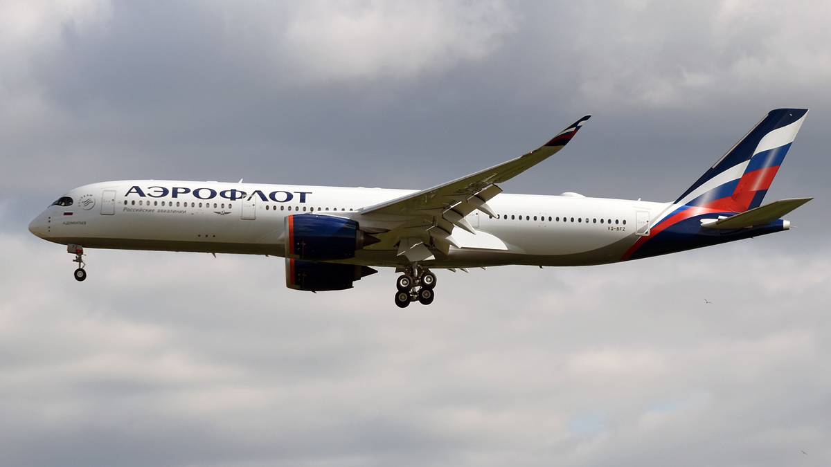 Third Airbus A350-900 Built For Aeroflot Moved From Storage