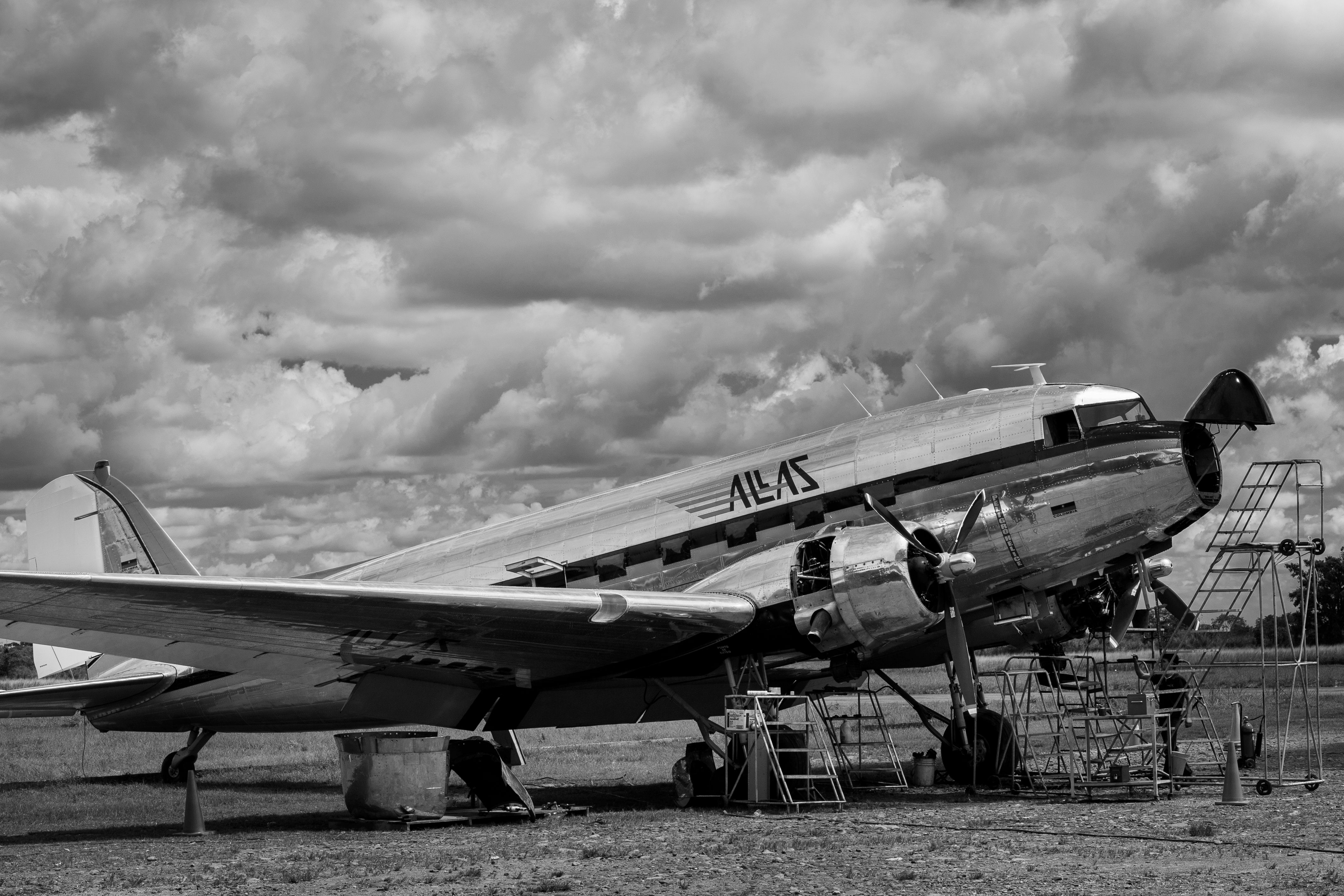 Heavy Rain Floods One Of The World's Last DC-3 Airports