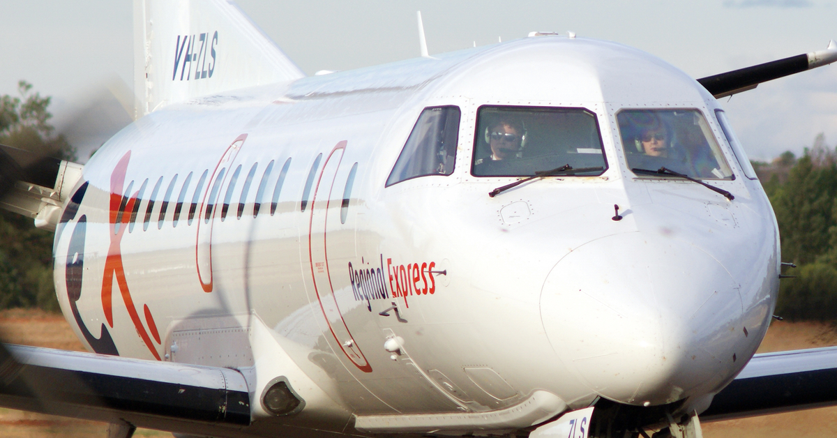 Rex-Regional-Express-Saab-340. Rex-Regional-Express-Saab-340.