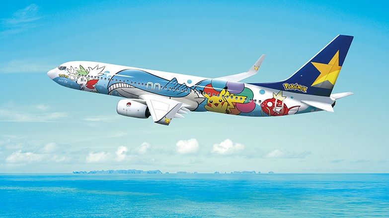 航空機・ヘリコプター Skymark B737-800 JA73NG Pokemon SKYMARK JA73NG Pikachu JET BC2 (2022) for Microsoft Flight