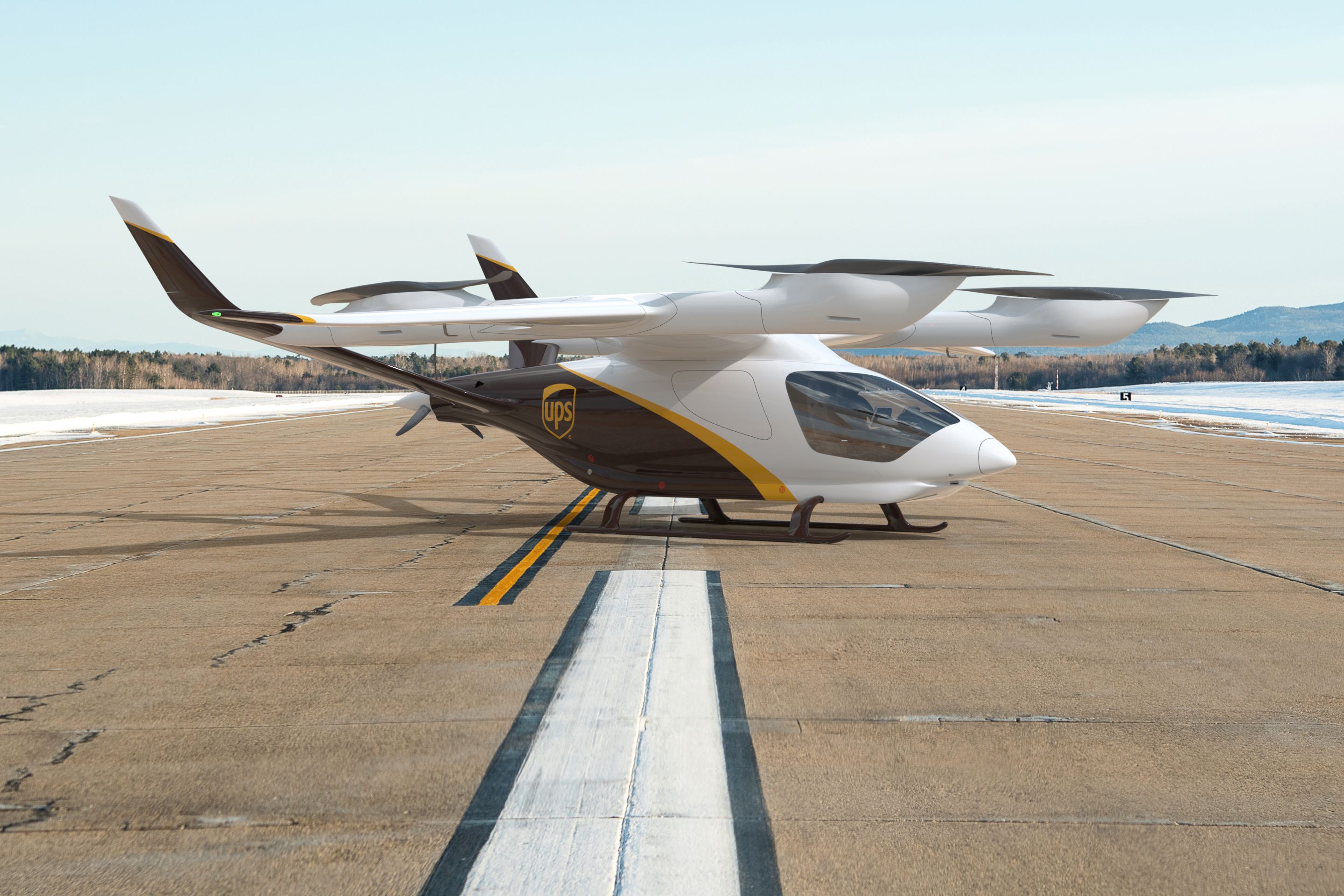 UPS Gets A Visit From Its Upcoming eVTOL Aircraft