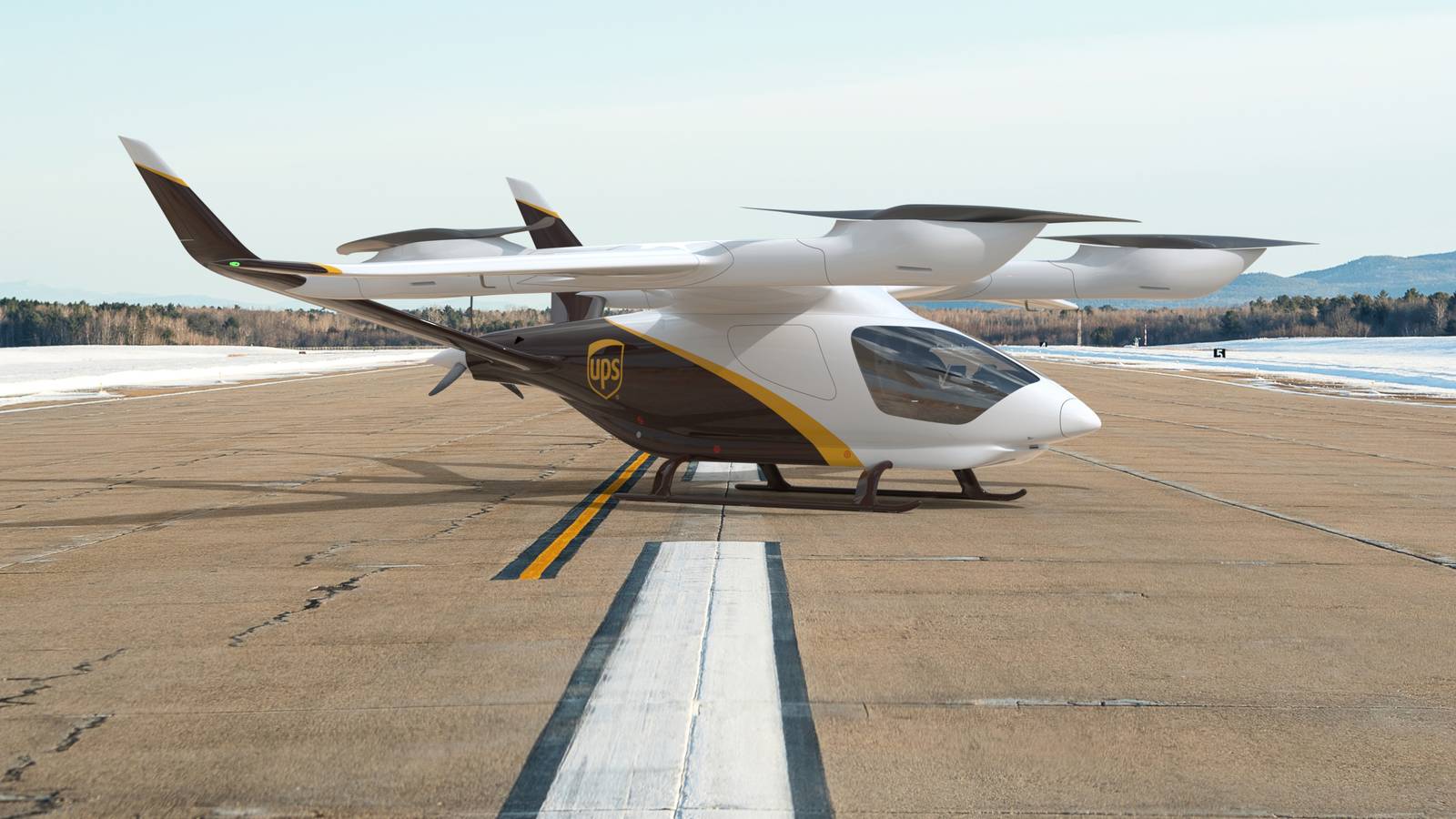UPS Gets A Visit From Its Upcoming eVTOL Aircraft