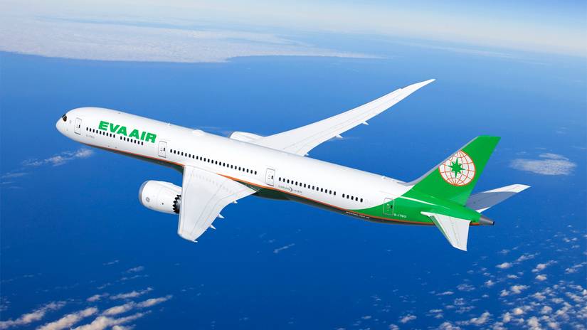 EVA Air Boeing 787-10 Dreamliner Inflight