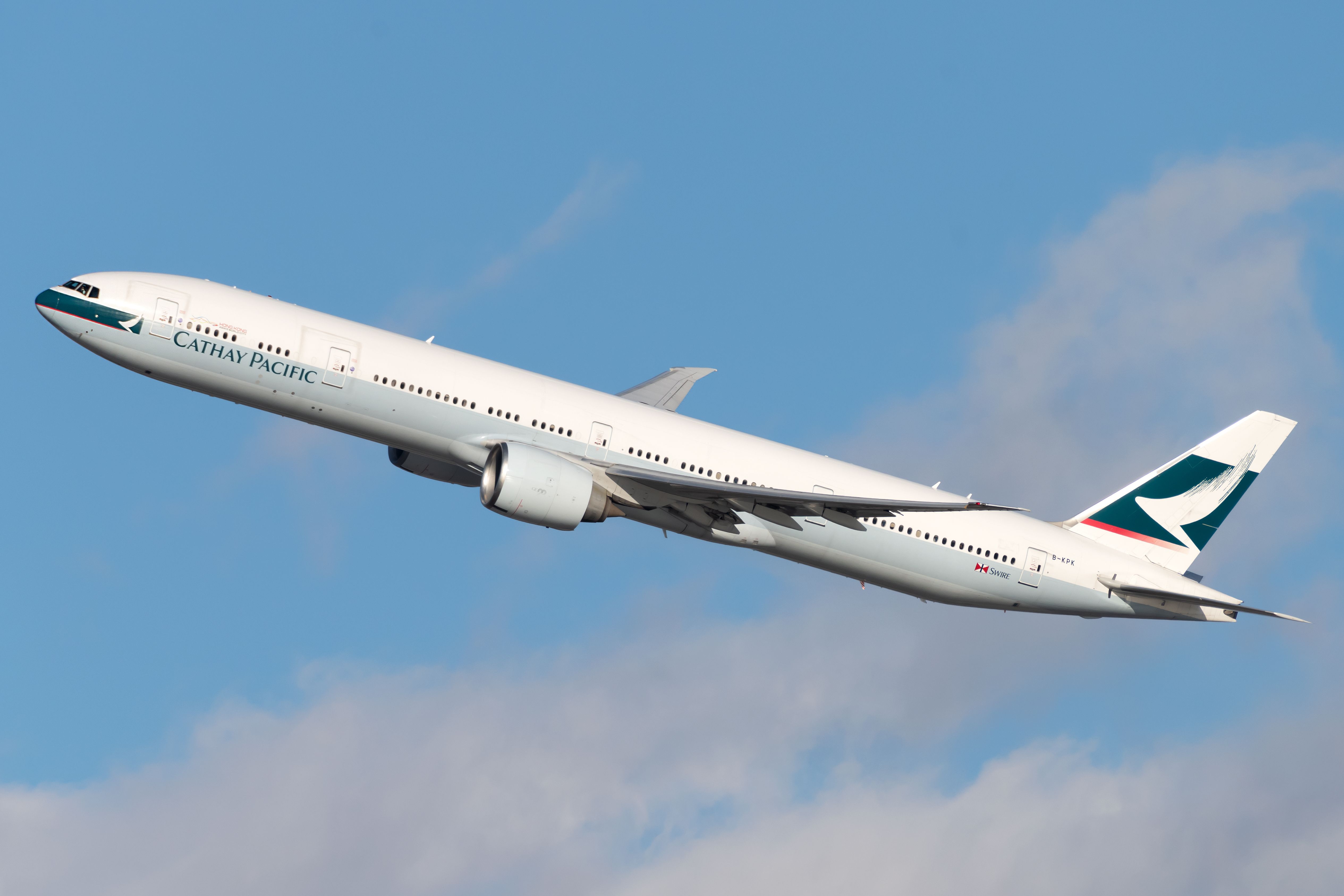 A Cathay Pacific Boeing 777