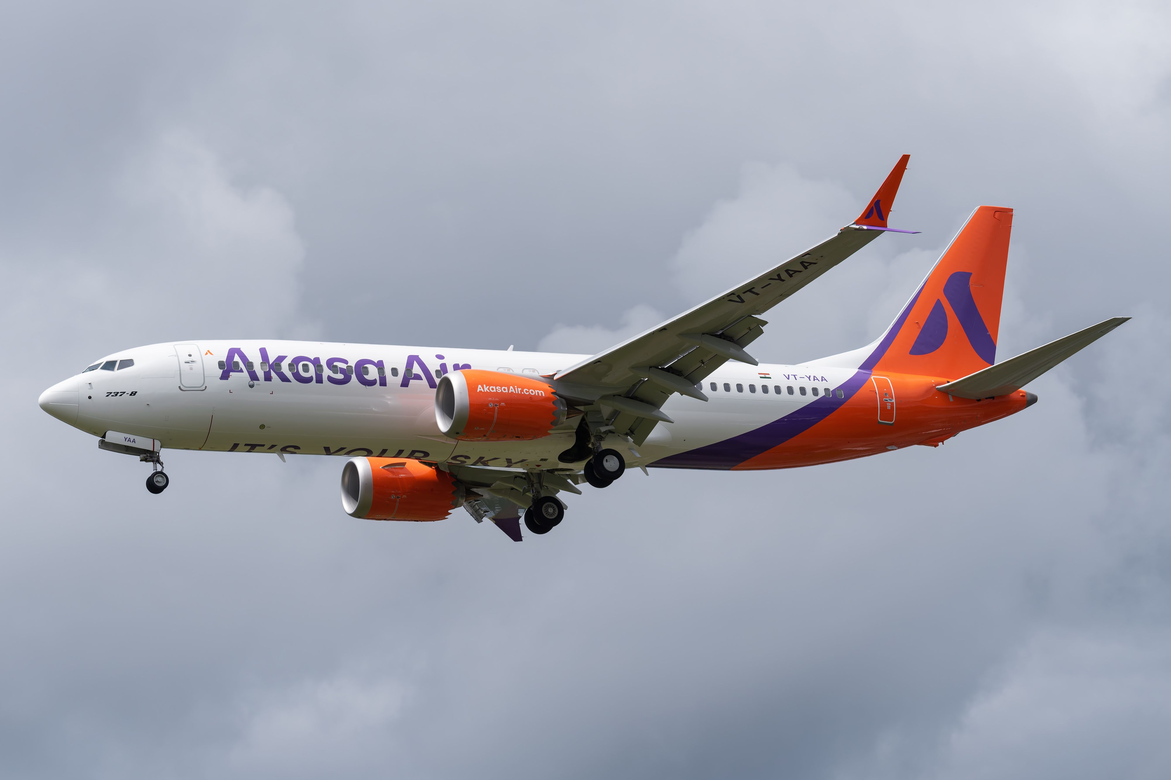 First Boeing 737 MAX For Akasa Air Spotted In Full Livery