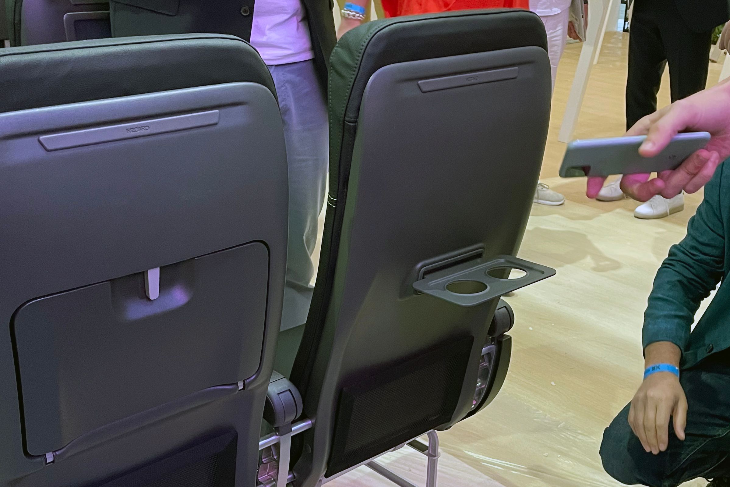 Tomorrow's Tray Table Could Plug Into The Seat In Front Of You