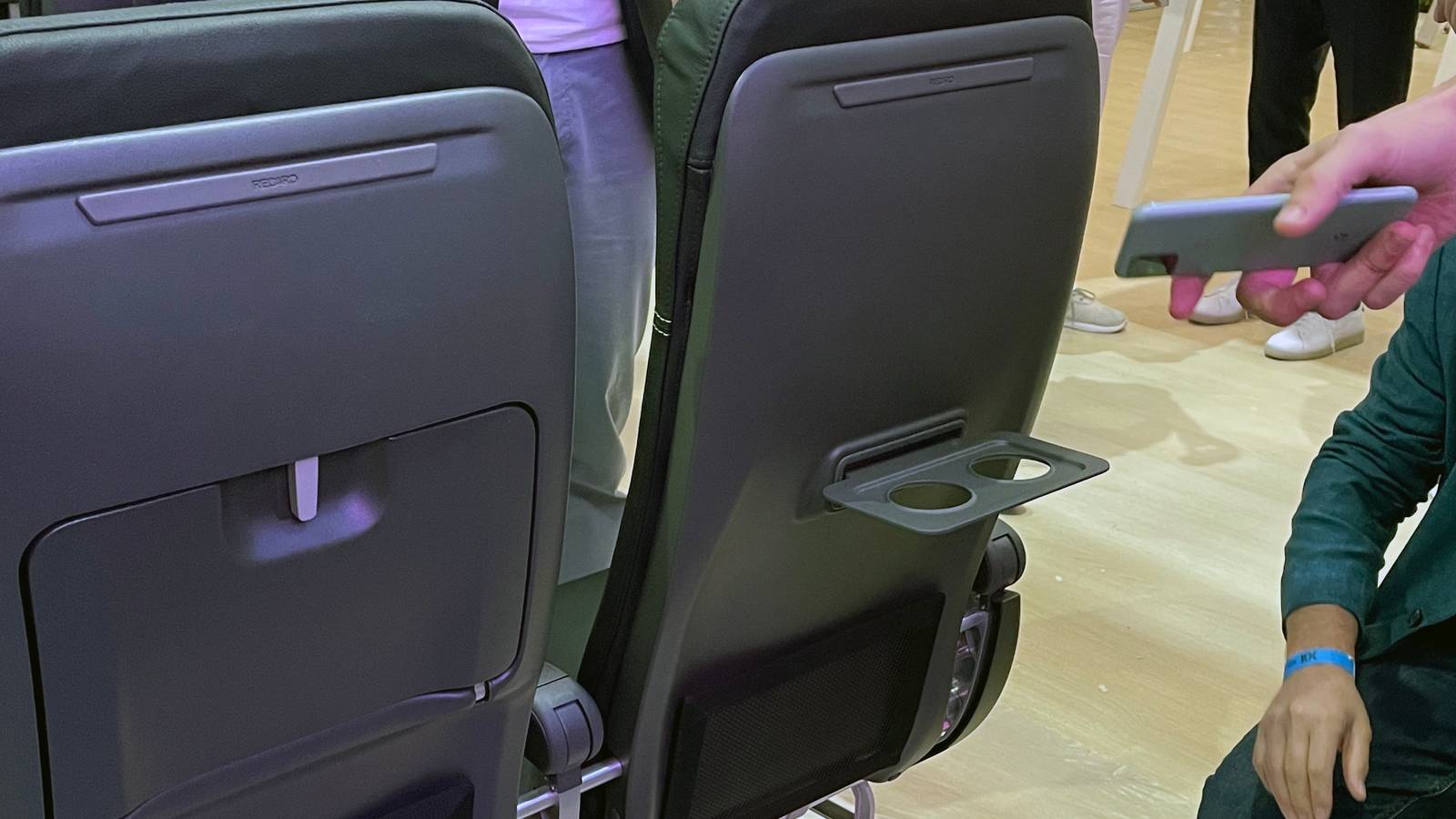 Tomorrow's Tray Table Could Plug Into The Seat In Front Of You