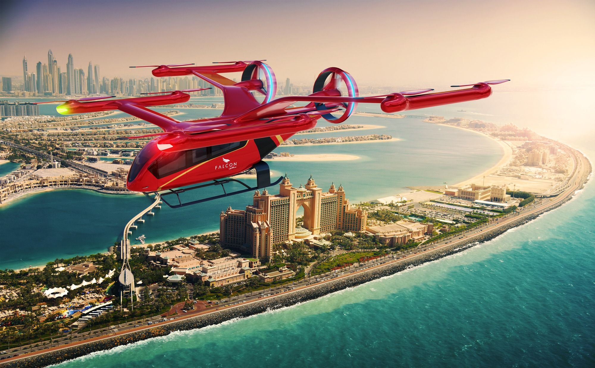 Dubai Based Falcon Aviation Eyes Flying Taxi Deliveries In 2026