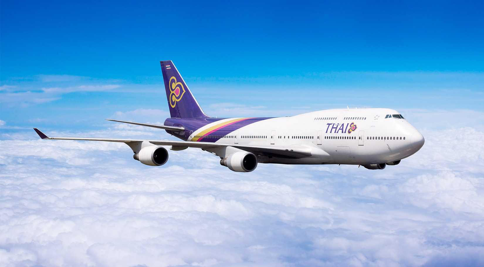 Thai Airways Boeing 747 in flight