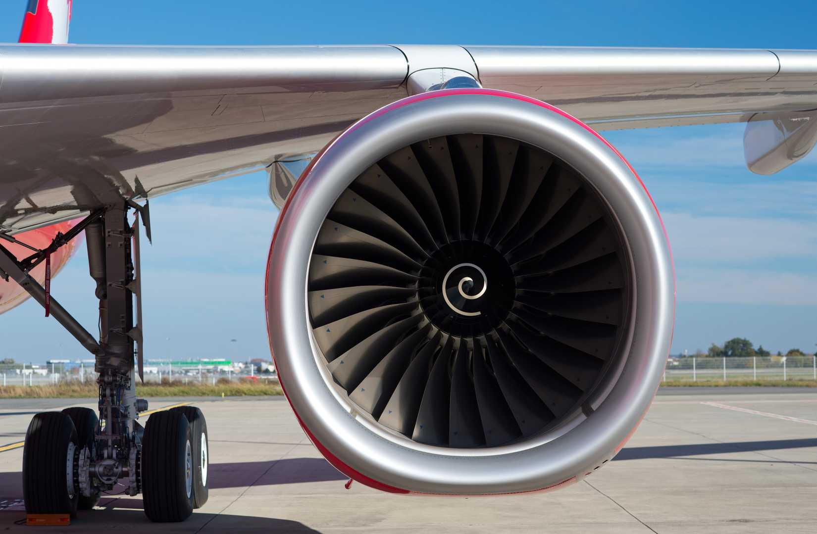 An AirAsia X A330 engine