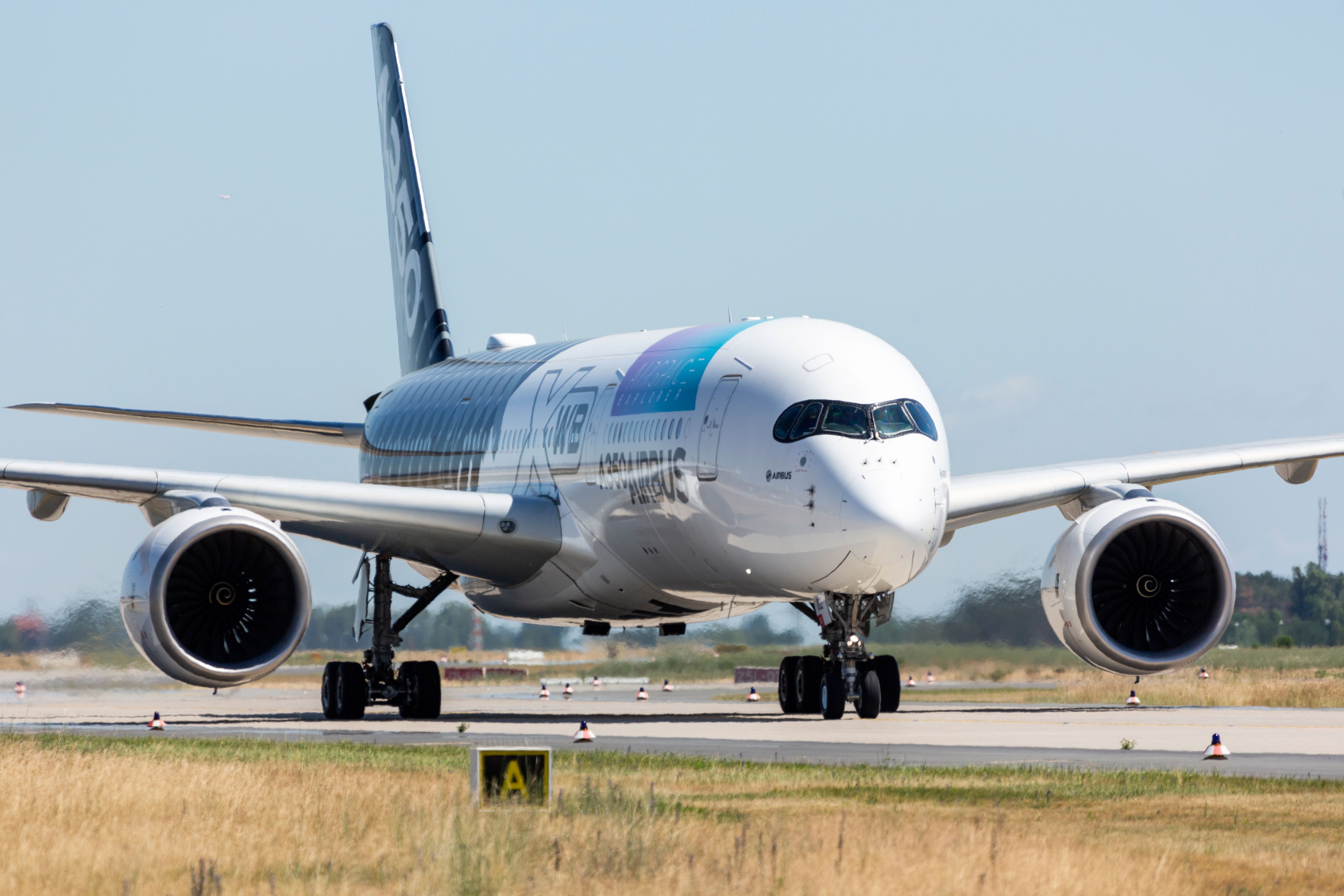Aircraft Start To Arrive In Farnborough Ahead Of 2022 Airshow