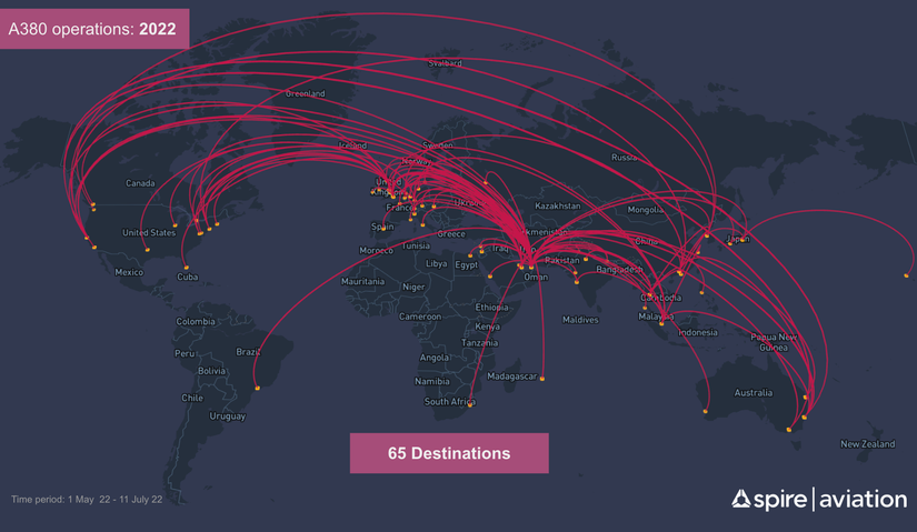 In Data: The Return Of The Airbus A380
