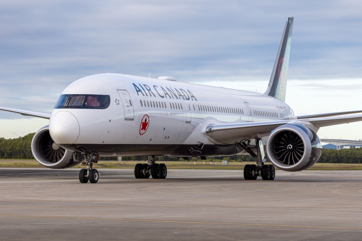 Air Canada's Boeing 787-9 Dreamliner Returns To Brisbane