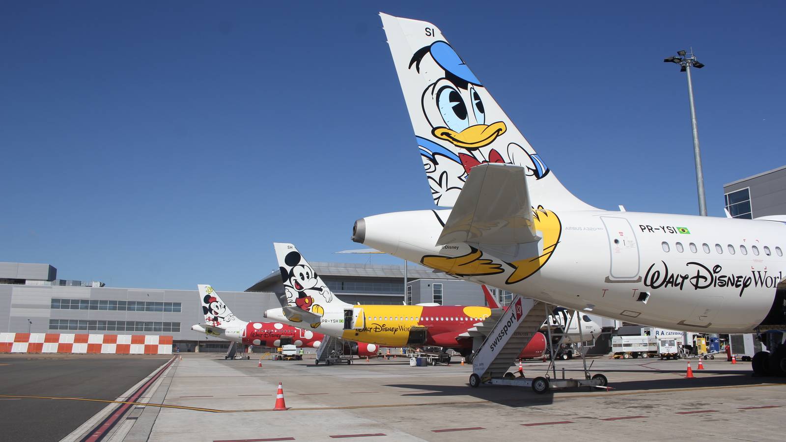 A Look At Azul's 3 Aircraft Painted With Disney's Livery