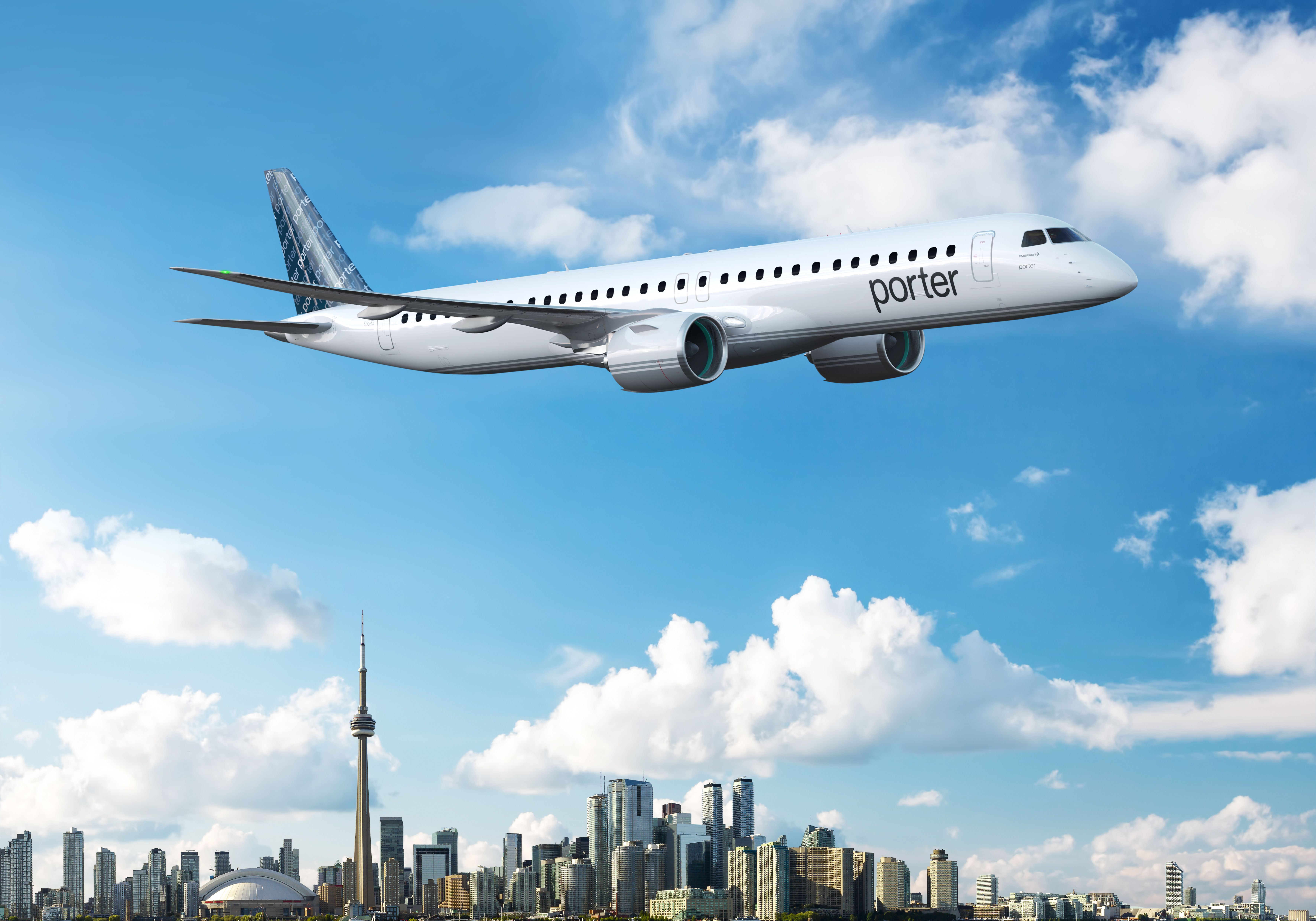 Porter Airlines Announces Edmonton As Next Embraer E195-E2 Destination