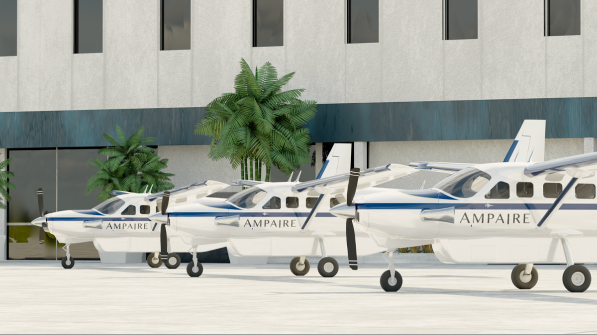 WingTips Orders 5 Ampaire Hybrid-Electric Eco Caravans