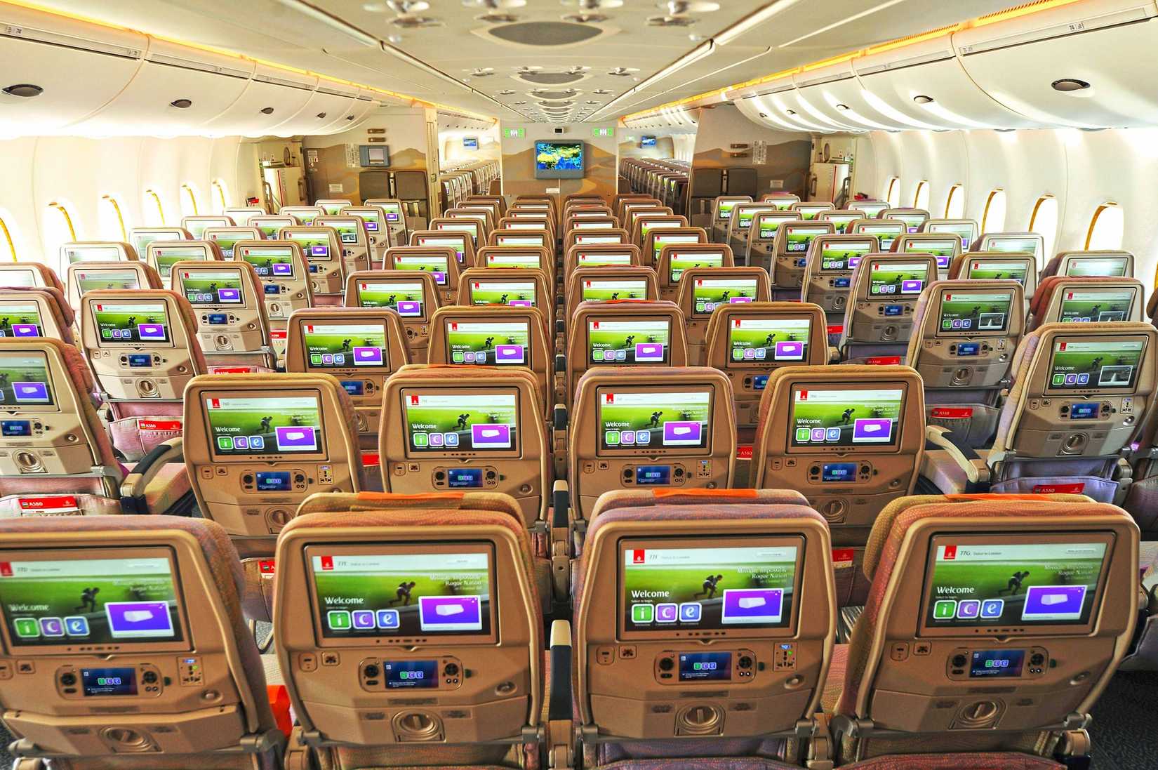 Emirates A380 Economy