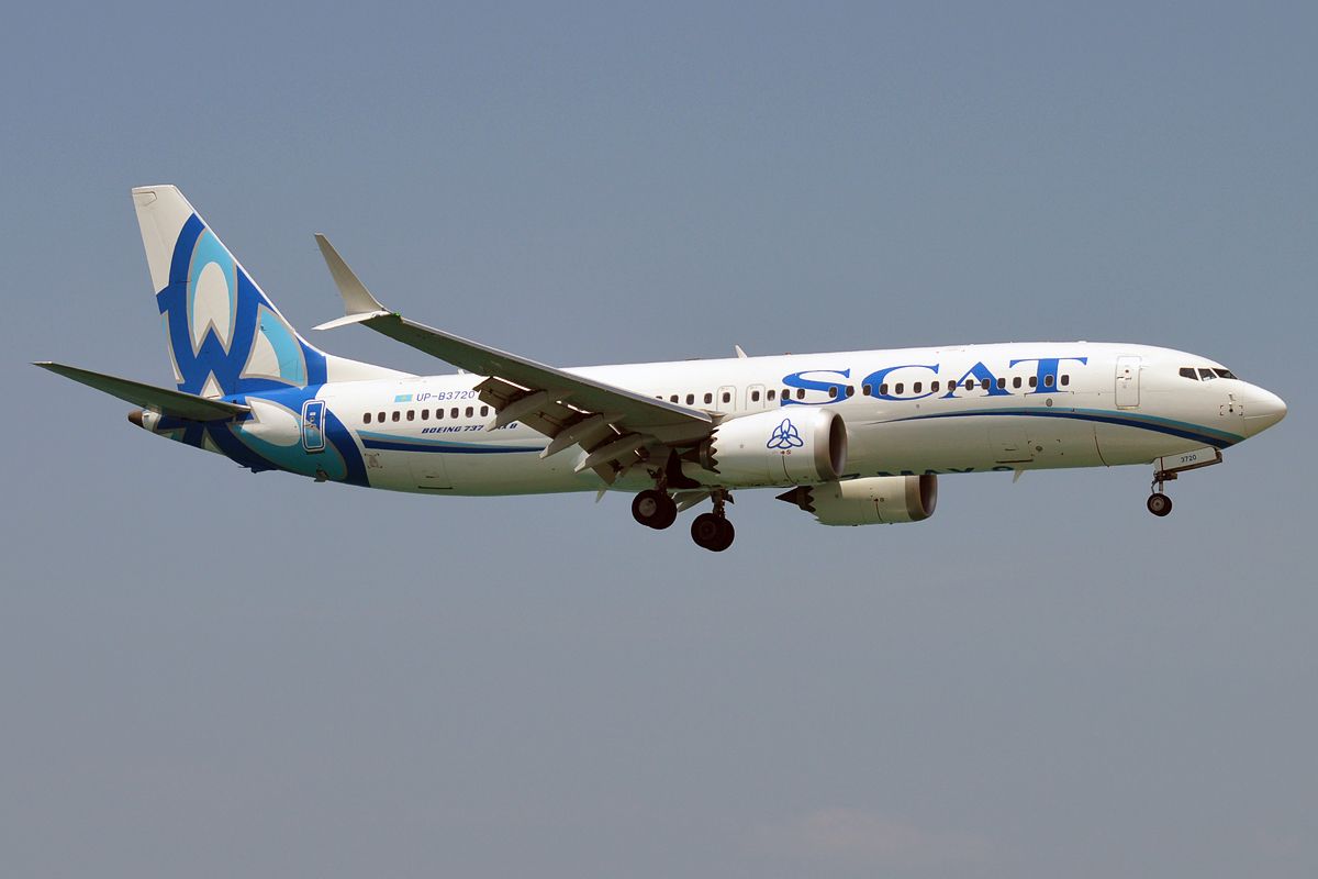 SCAT Airlines Takes 737 MAX First Ordered By Belarus