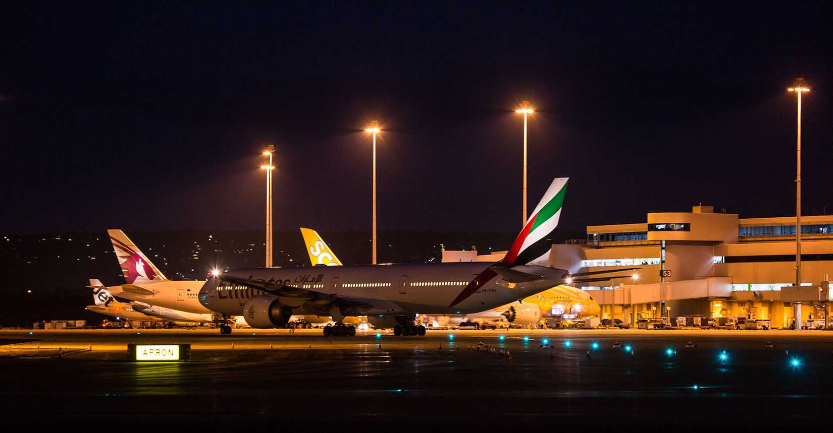 Emirates Boeing 777-300ER At Perth Airport