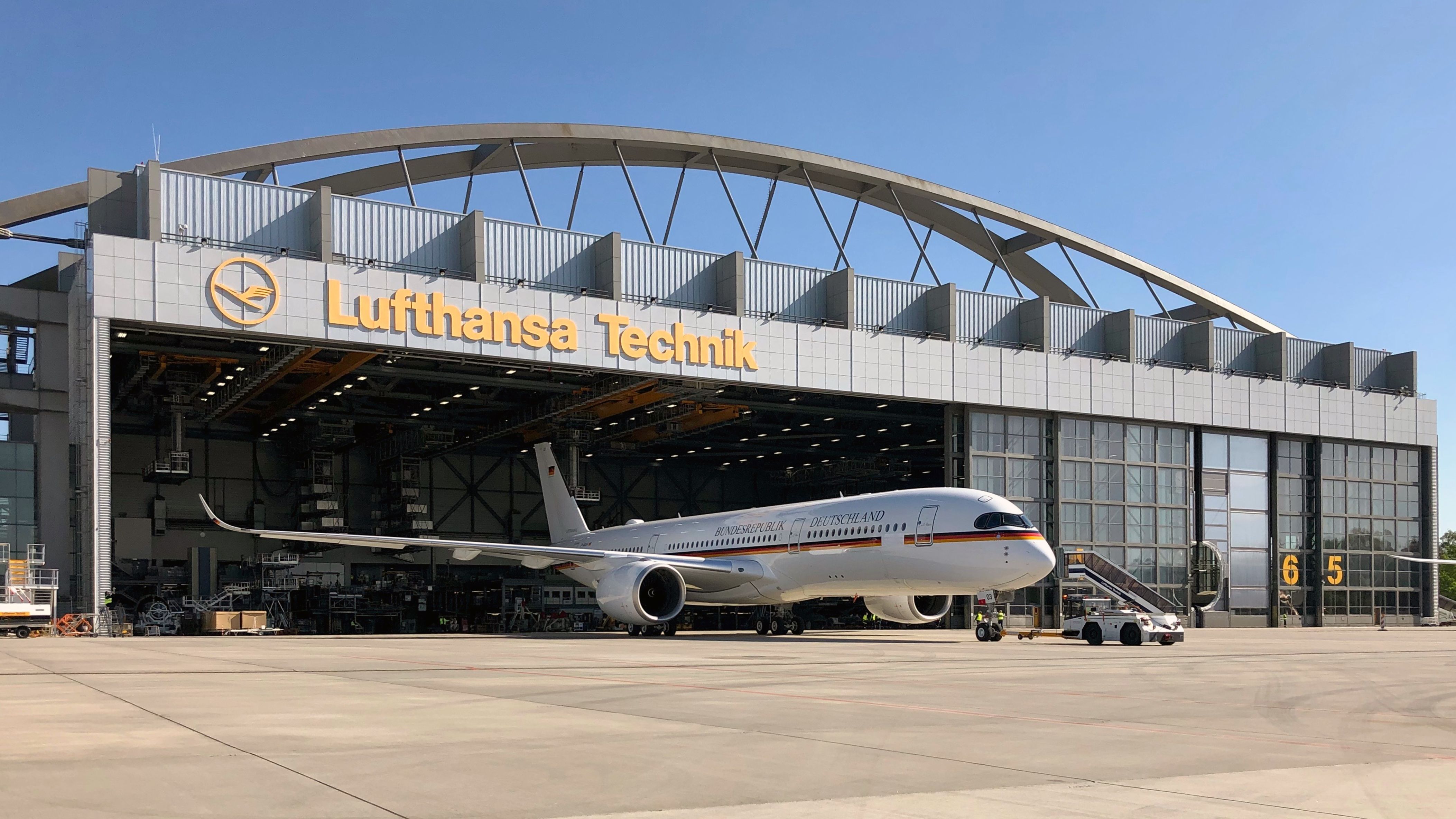 Lufthansa Technik Has Finished Fitting The 1st Full German Government A350 Cabin
