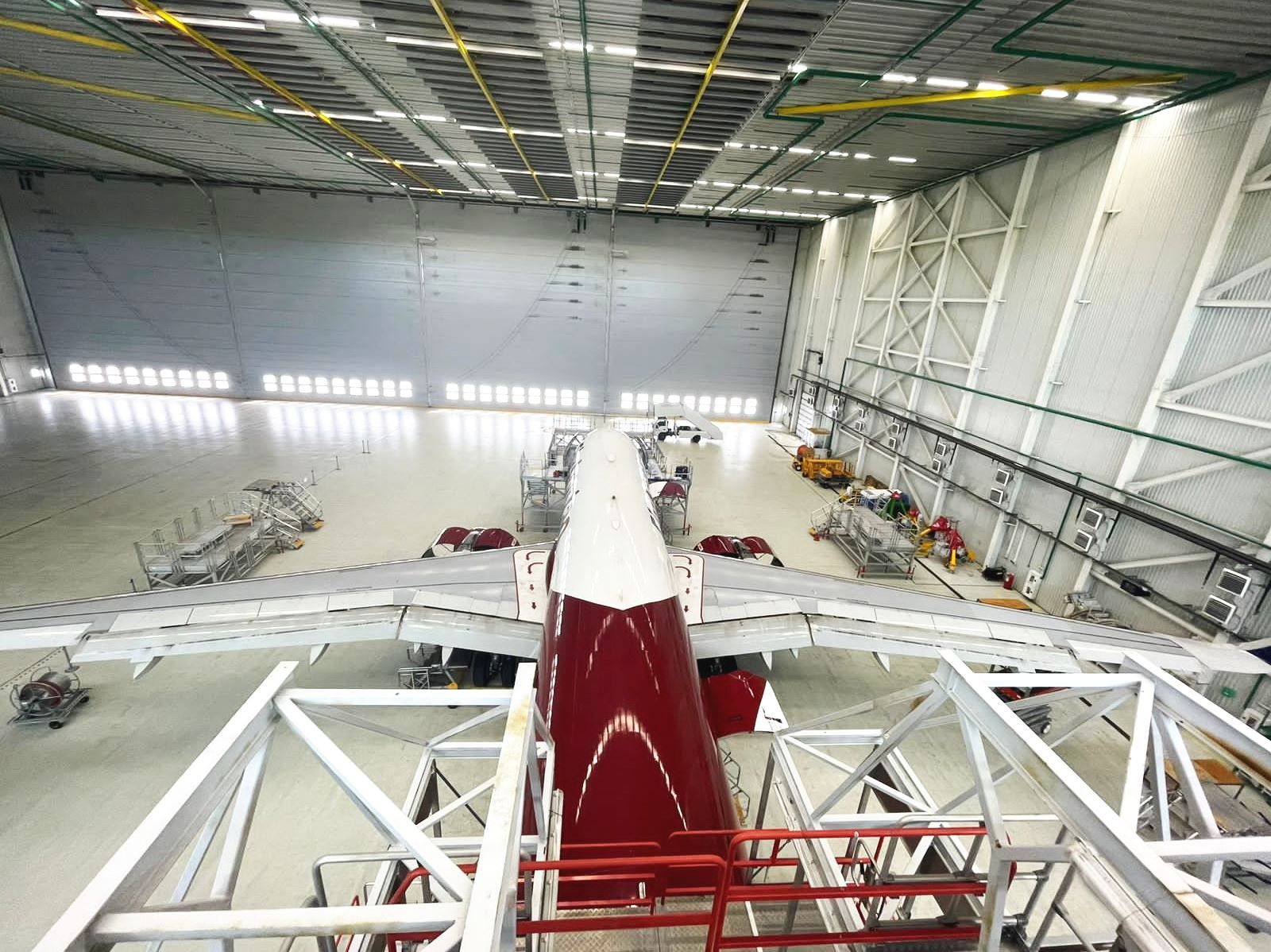 Air Astana Completes Its 1st Airbus A320 C2 Maintenance Check