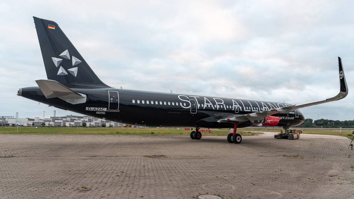 Air New Zealand's Black Star Alliance A321neo Begins 11,000 Mile Journey To New Home