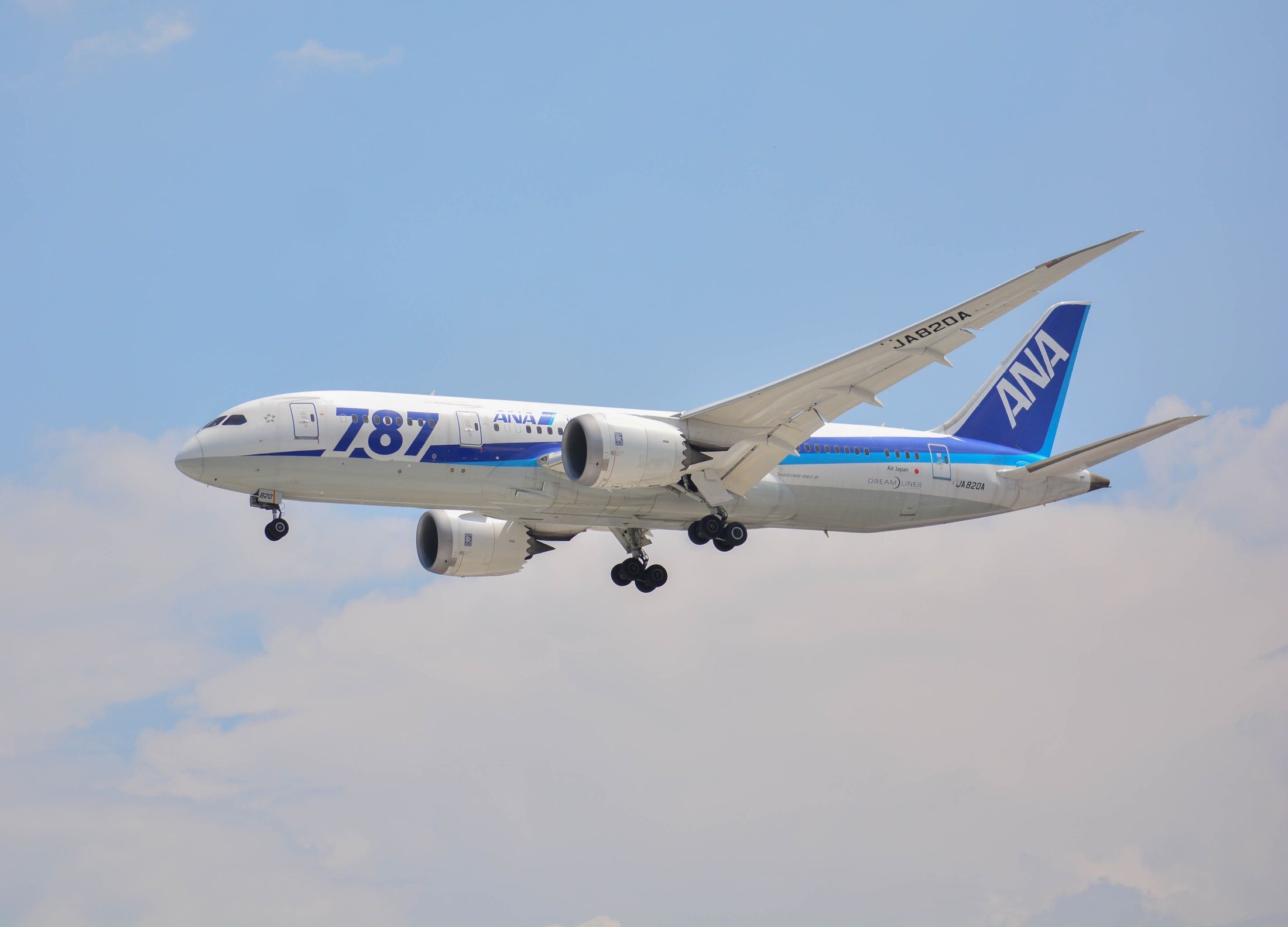 ANA operates all three variants of the Boeing 787 Dreamliner