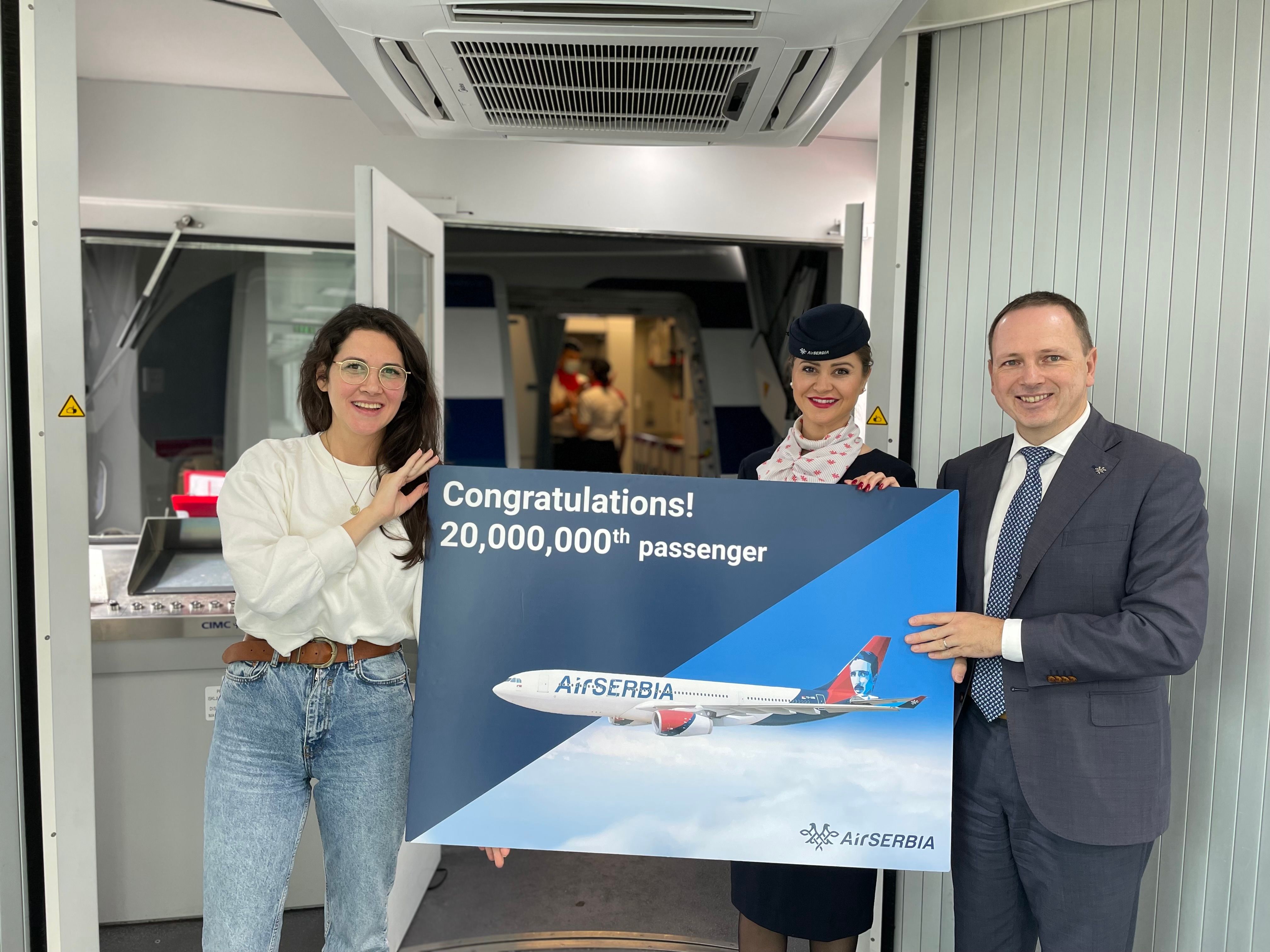 Air Serbia Awards 20 Millionth Passenger With Surprise Free Flight