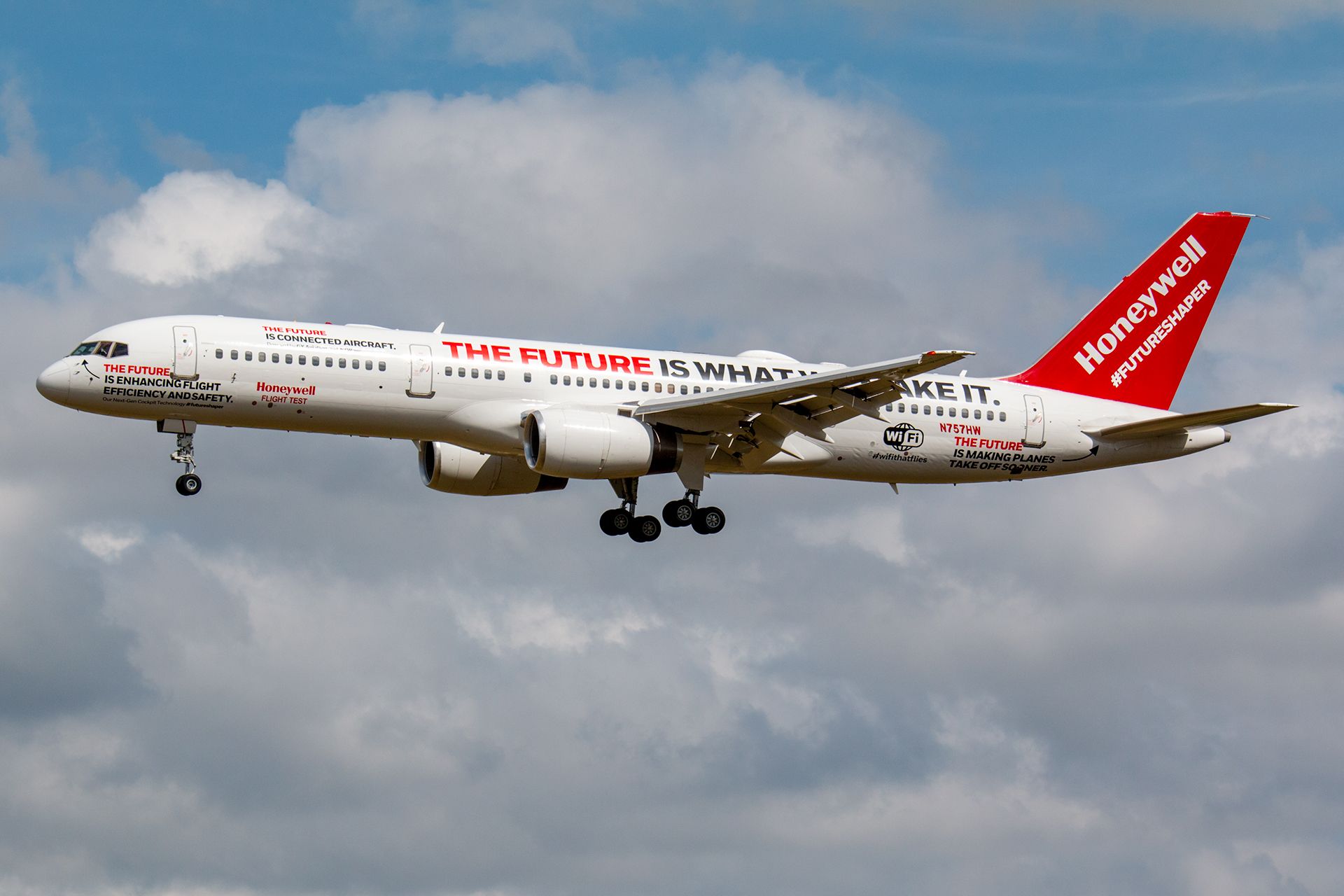 Did You See Honeywell’s Unusual Boeing 757 Testbed Over Bristol Yesterday?
