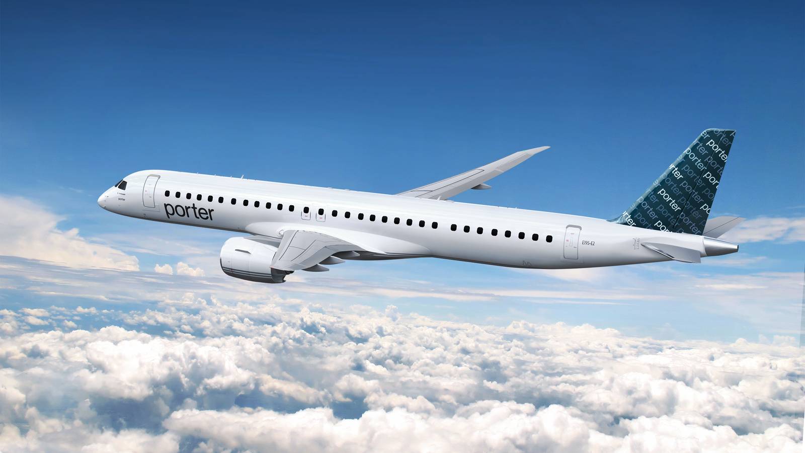 Porter Airlines To Lease Six Embraer E195-E2s from TrueNoord