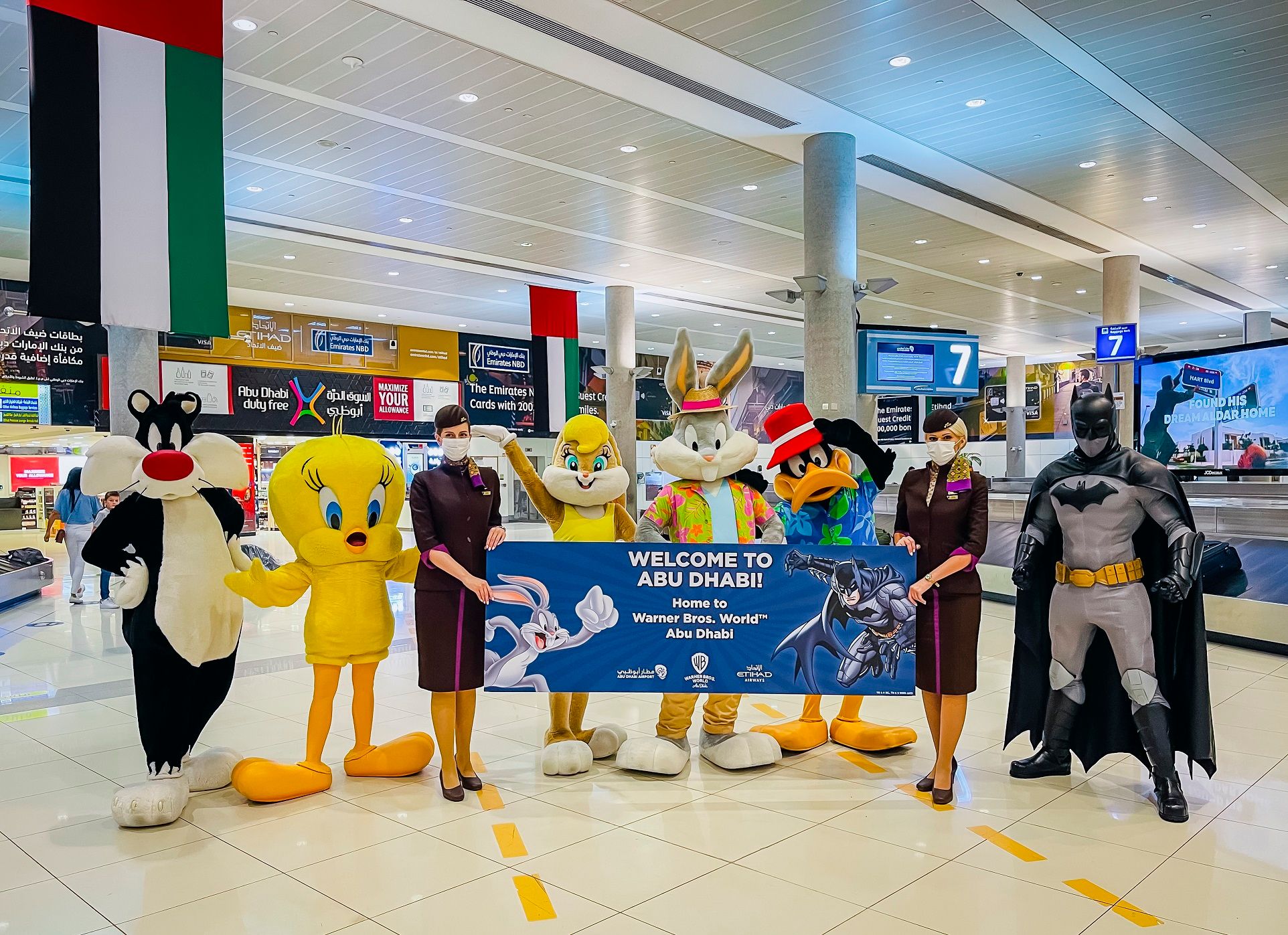 No Joke: Bugs Bunny Welcomes Etihad Passengers To Abu Dhabi