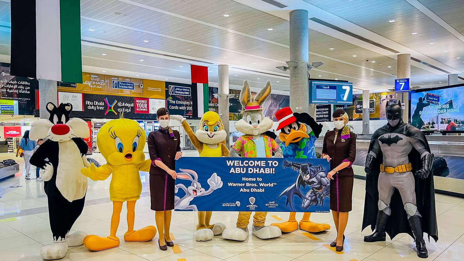 No Joke: Bugs Bunny Welcomes Etihad Passengers To Abu Dhabi
