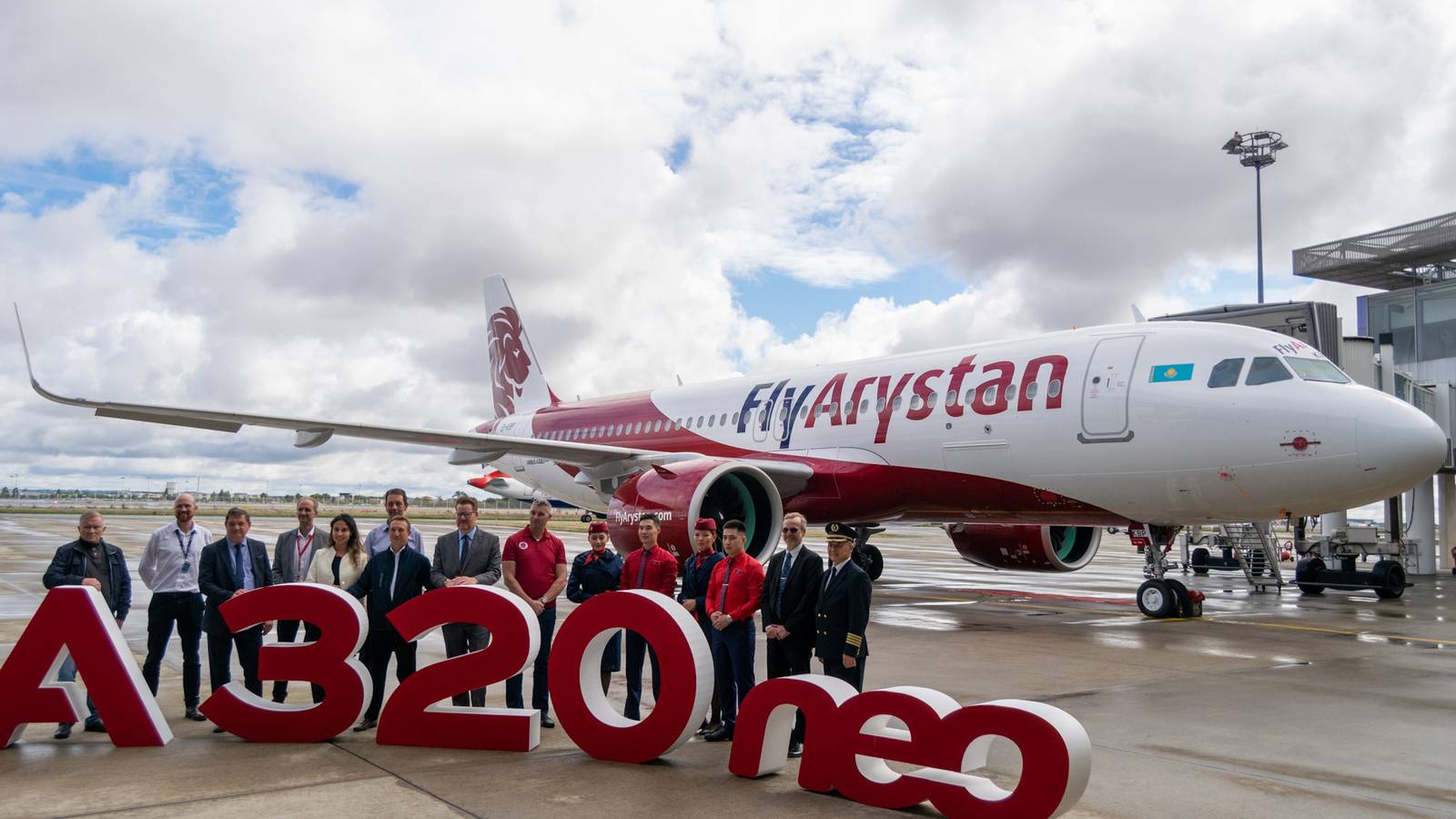 FlyArystan Celebrates The Delivery Of Its 1st Brand New Airbus A320neo