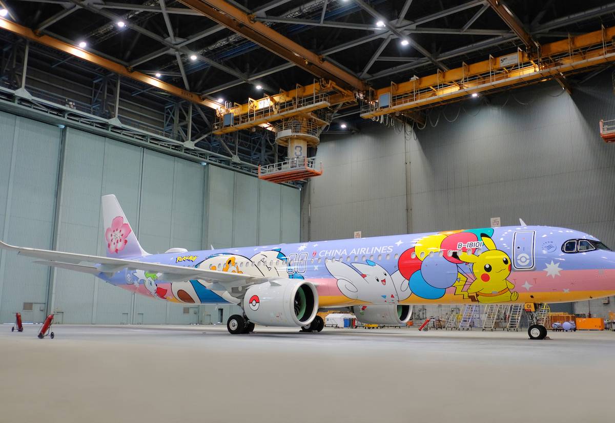 CHINA AIRLINES A321neo ポケモン チャイナ jc pikachu4_tcm401-50196