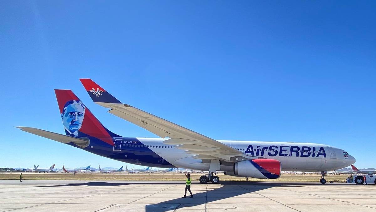 Air Serbia’s Newest Airbus A330 Has Mihajlo Pupin Painted On The Tail
