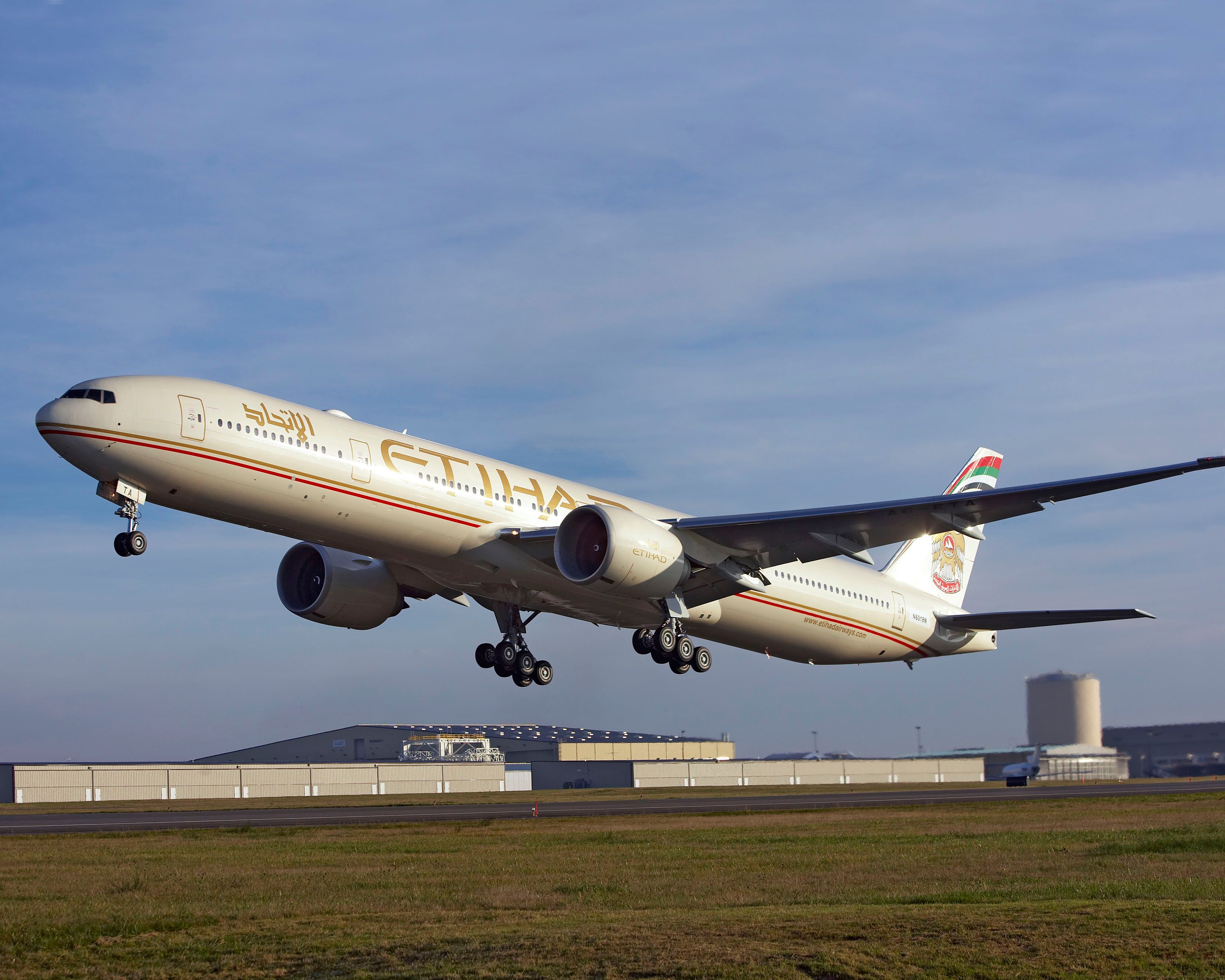 NBA Abu Dhabi Series Prompts Rare Etihad Boeing 777 Visit To Milwaukee