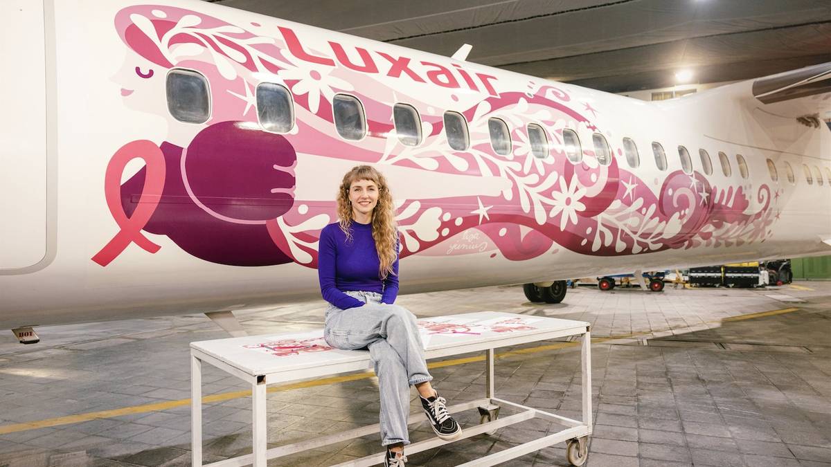 Luxair Raises Cancer Awareness With Think Pink Livery