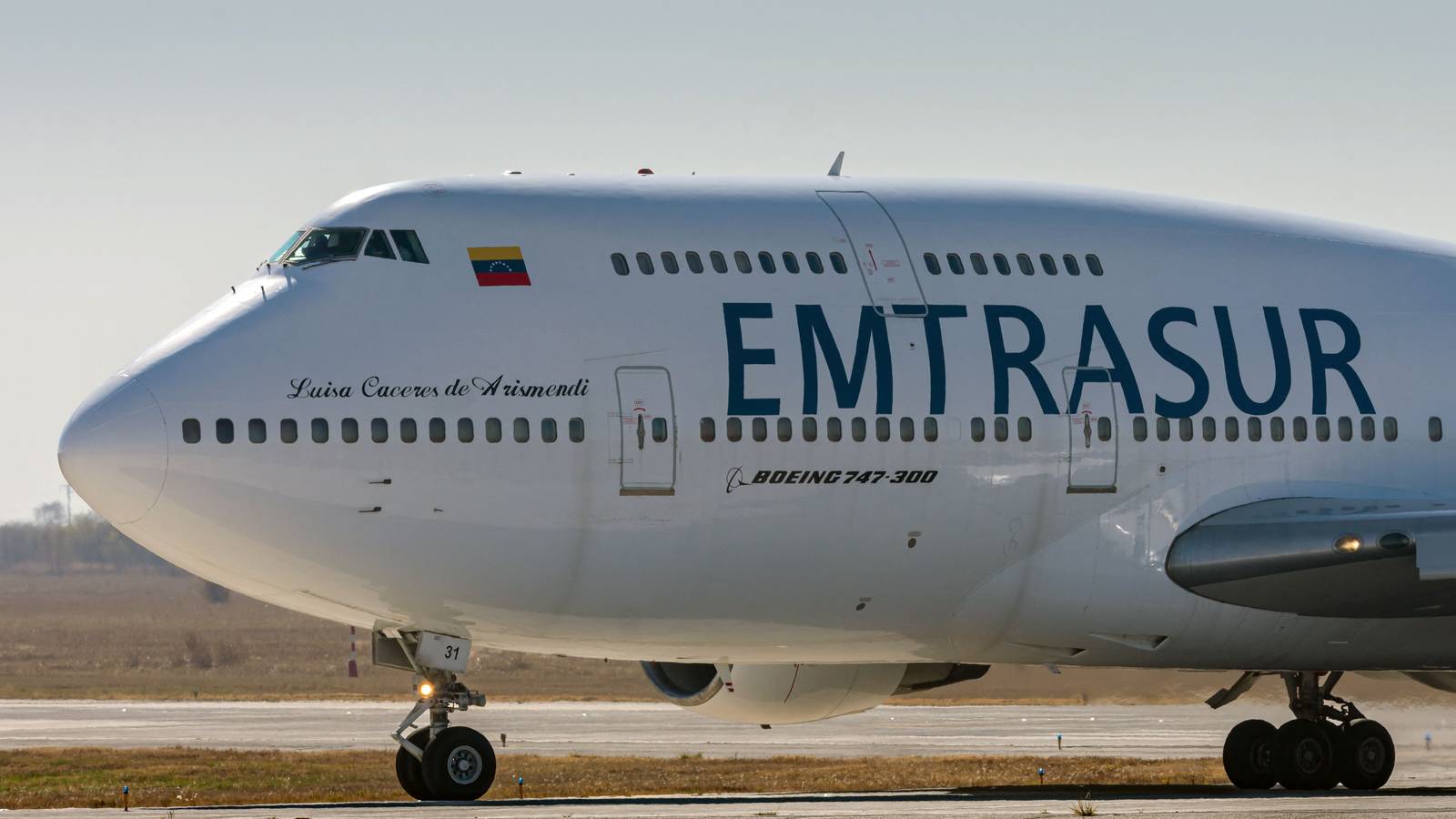 US Requests To Confiscate Emtrasur Boeing 747 Held In Argentina