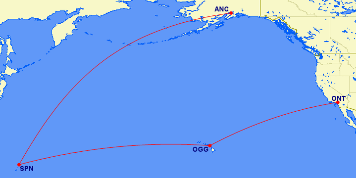 First Outing: Northern Pacific's Boeing 757 Sets Off On Multi-Stop Tour