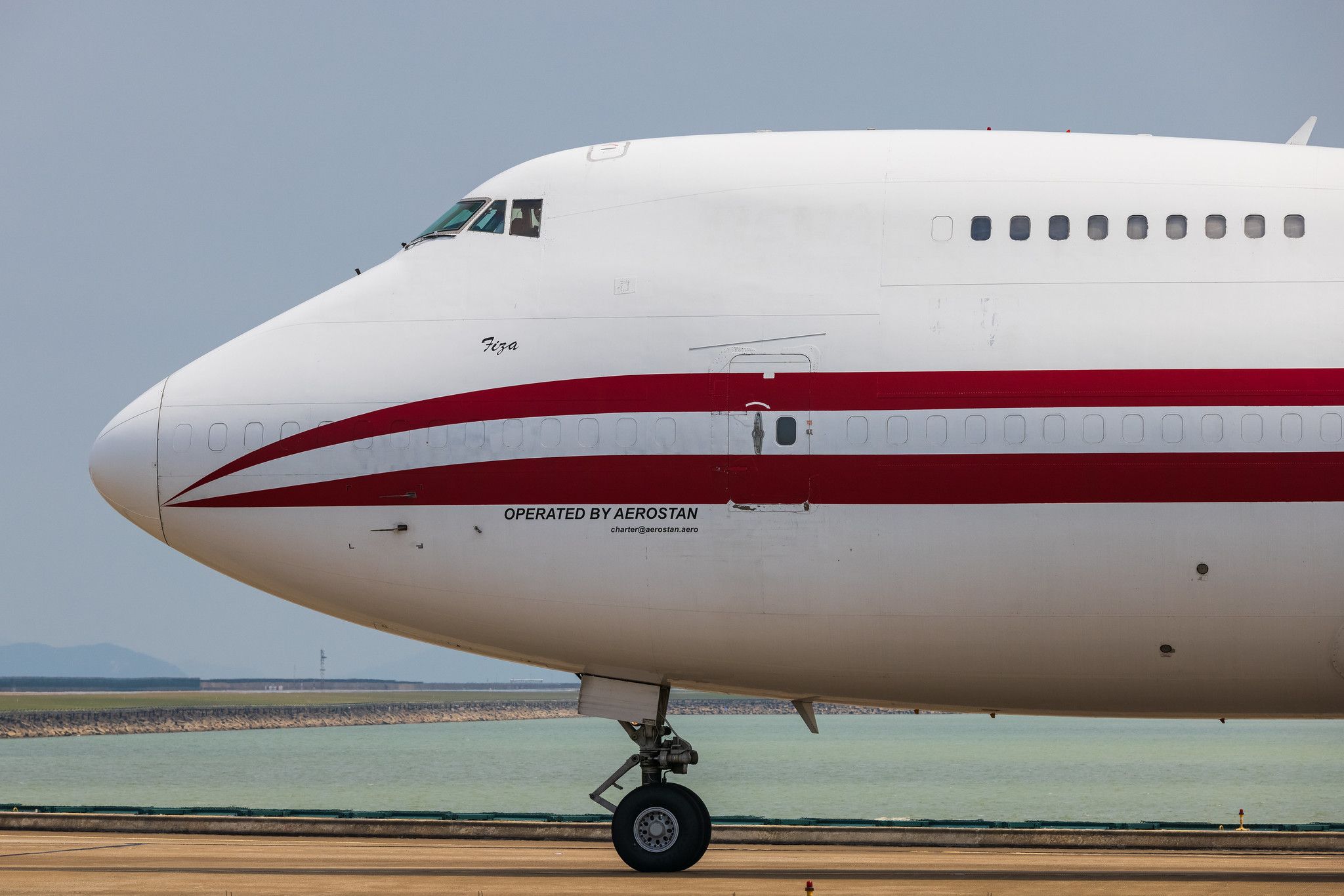 Aerostan Boeing 747-200F Engine Catches Fire In Macau