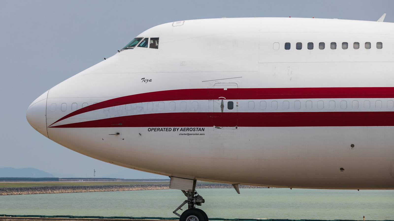 Aerostan Boeing 747-200F Engine Catches Fire In Macau