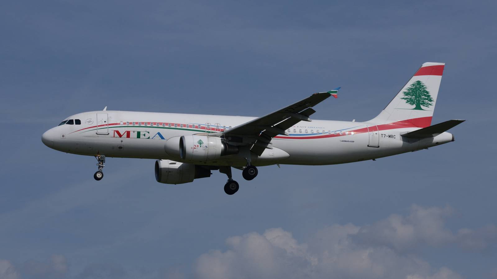 Middle East Airlines Airbus Damaged By Stray Bullet Landing In Beirut