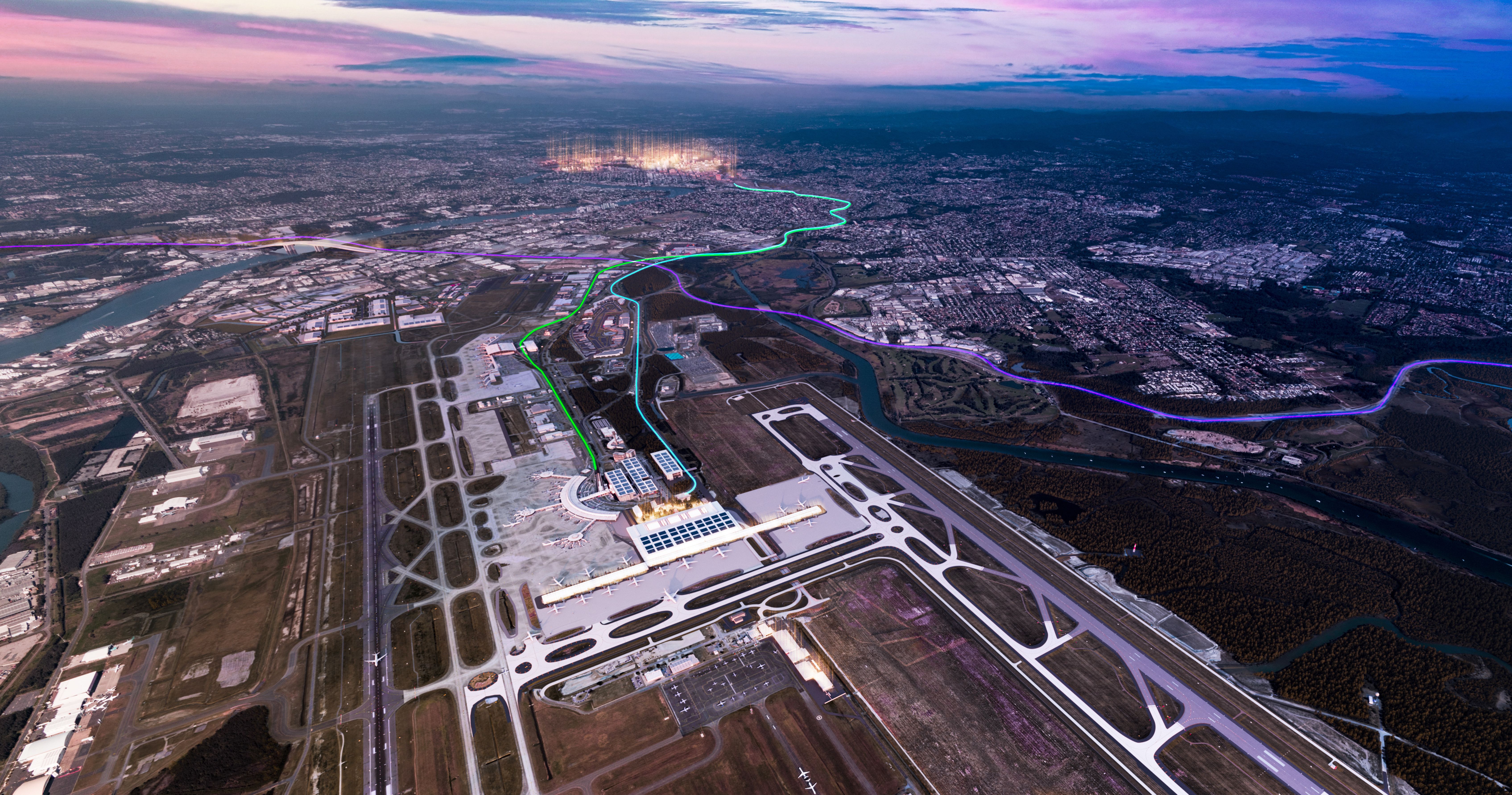 Brisbane Airport Readies For The Future With Terminal 3 Plans & Renewable Energy