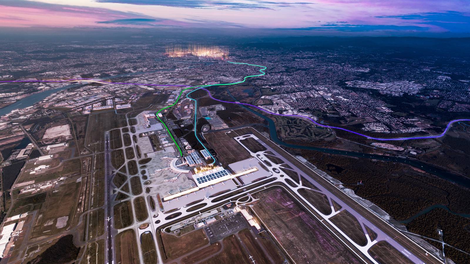 Brisbane Airport Readies For The Future With Terminal 3 Plans & Renewable Energy