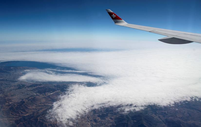 SWISS Airbus A220 Wingtip