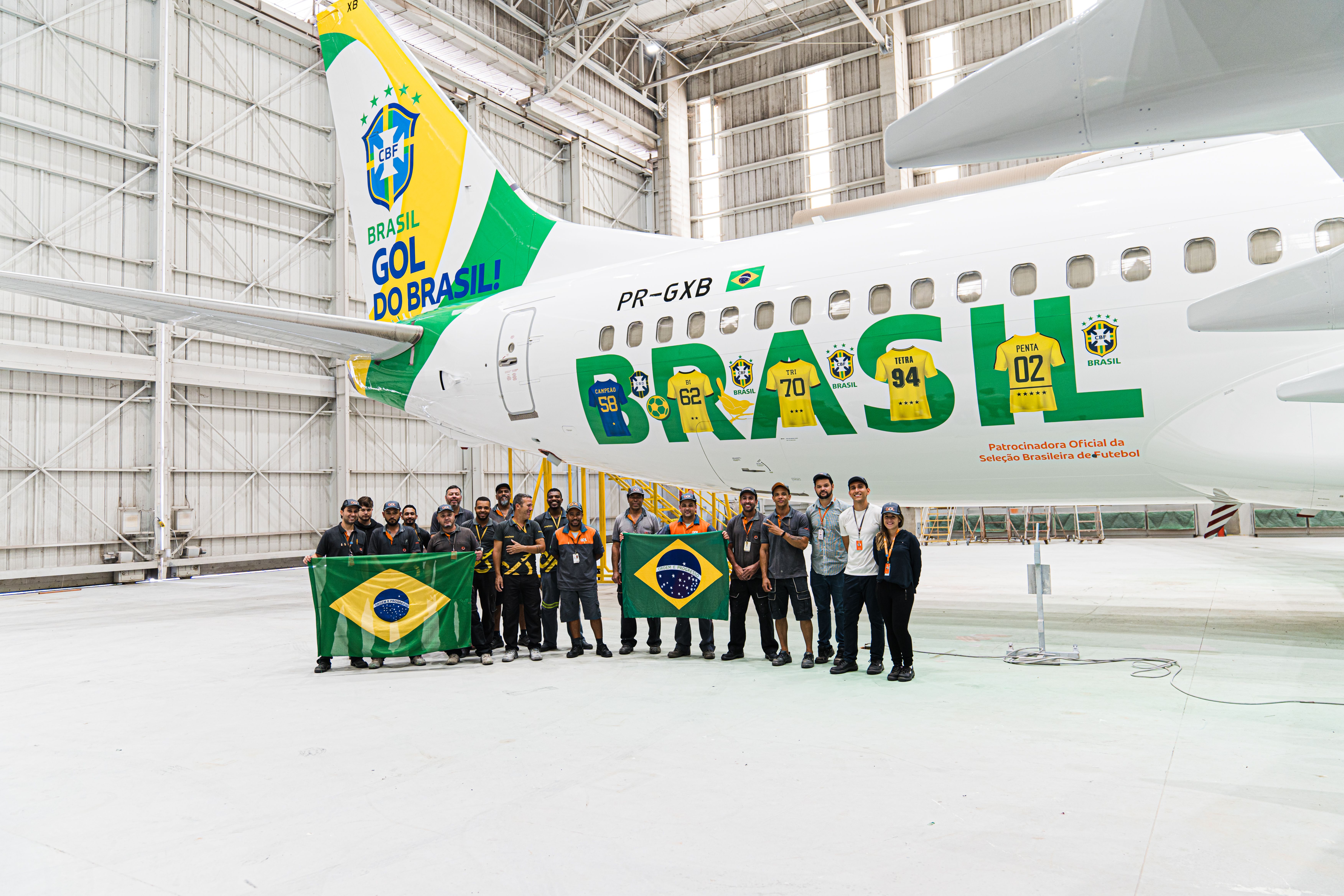 GOL Introduces New Livery To Promote Brazil's Participation In