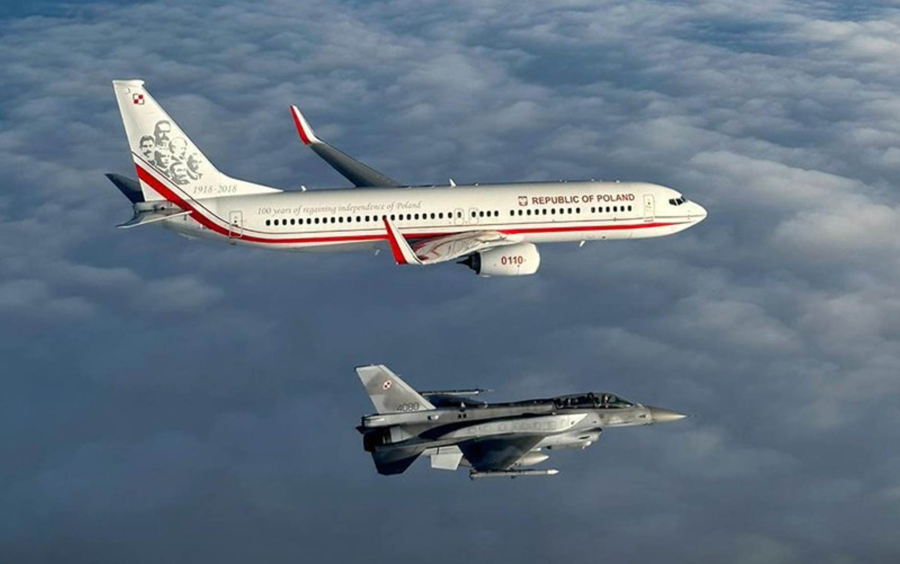 Polish Football Team Get Fighter Jet Escort On Flight To World Cup