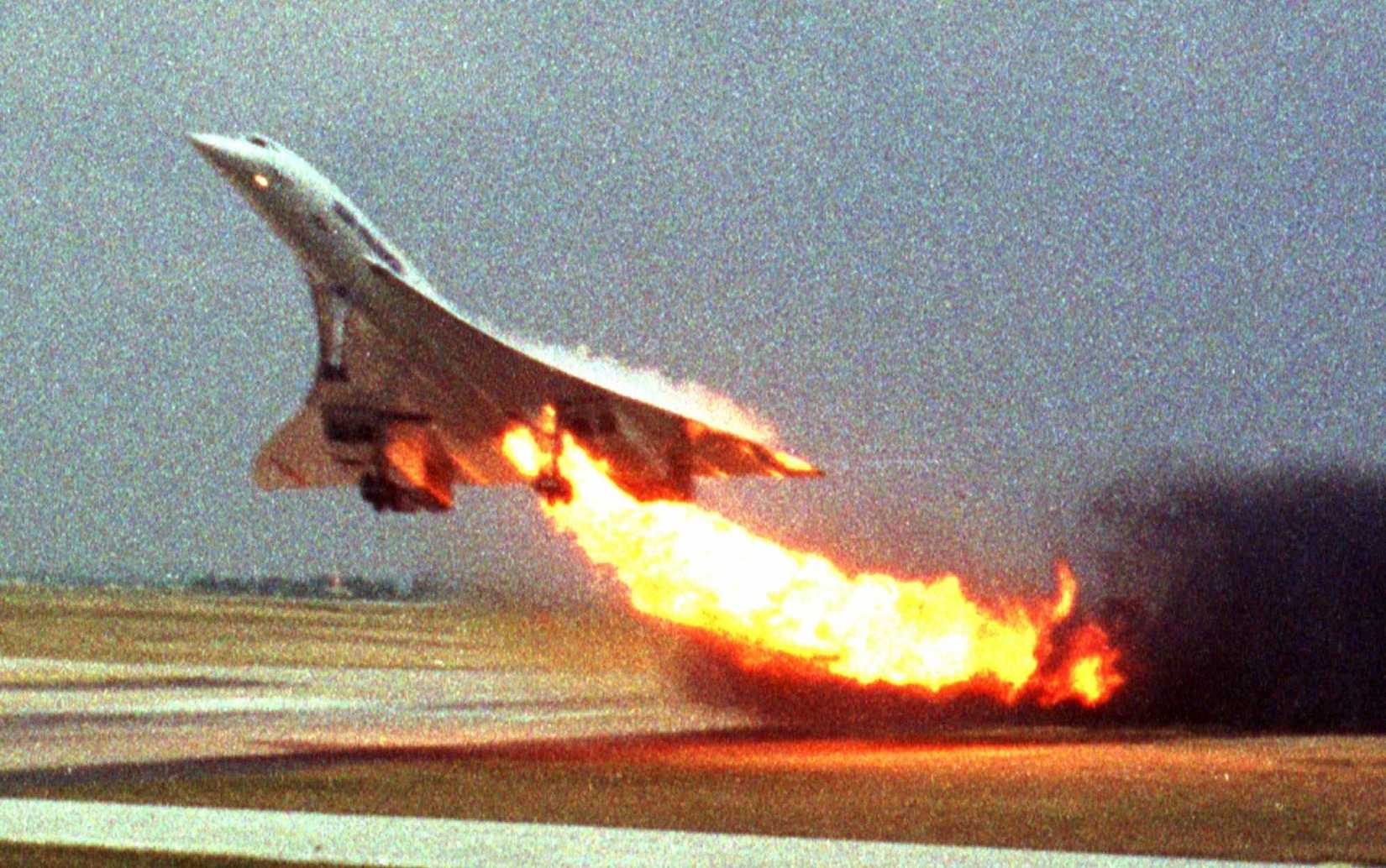 Concorde On Fire